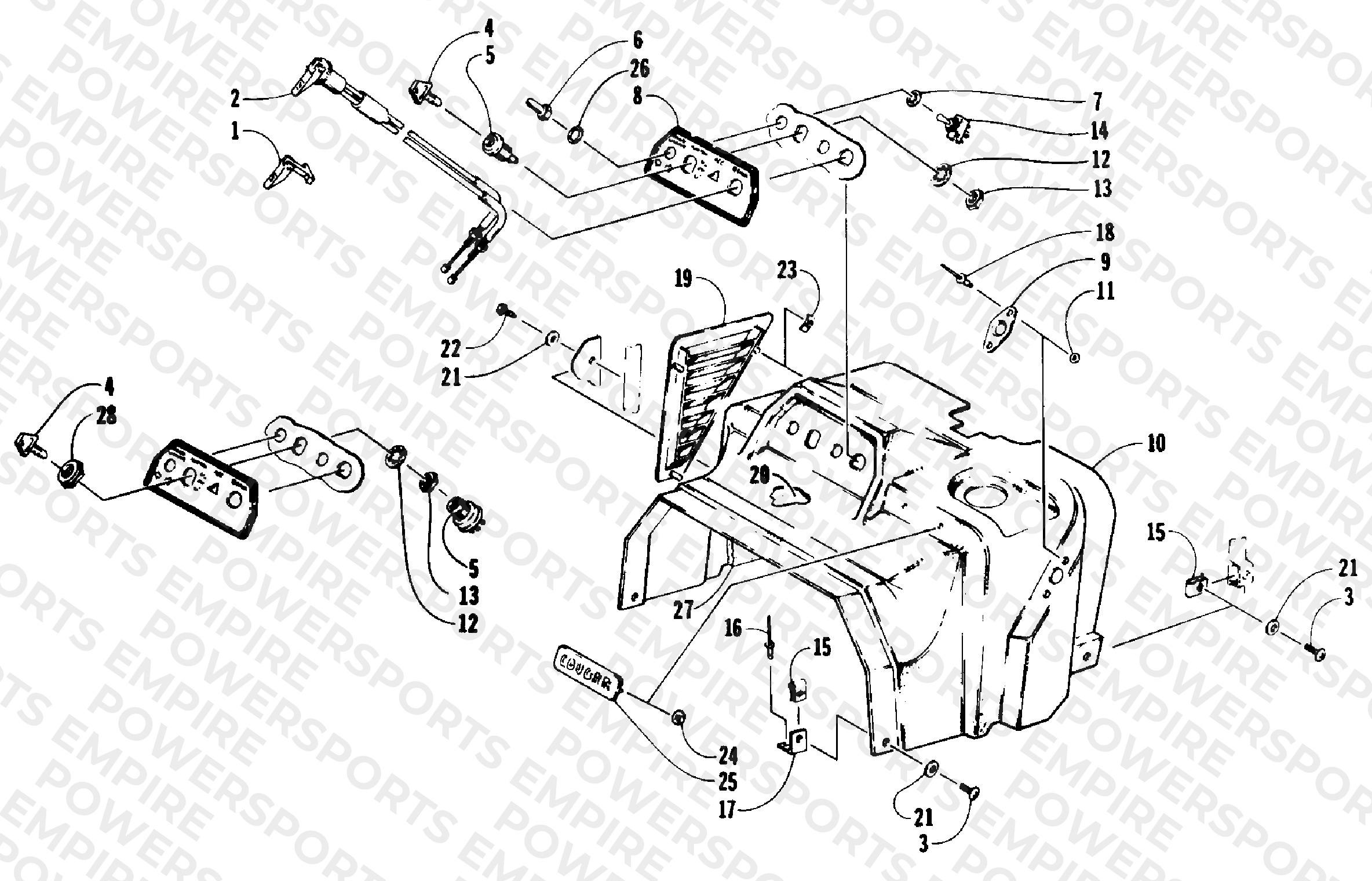 SWITCH AND CONSOLE ASSEMBLY