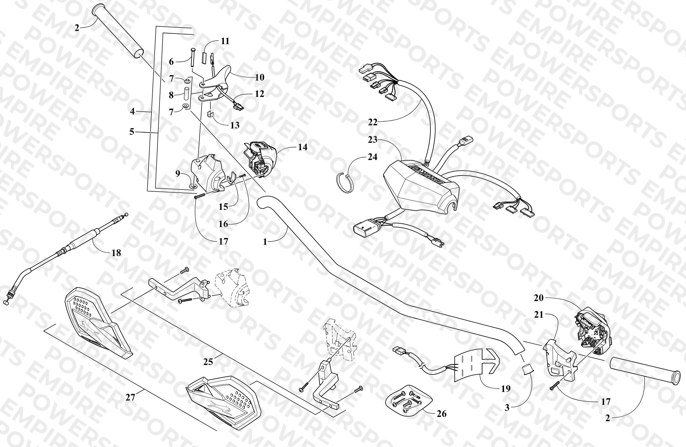 HANDLEBAR AND CONTROLS