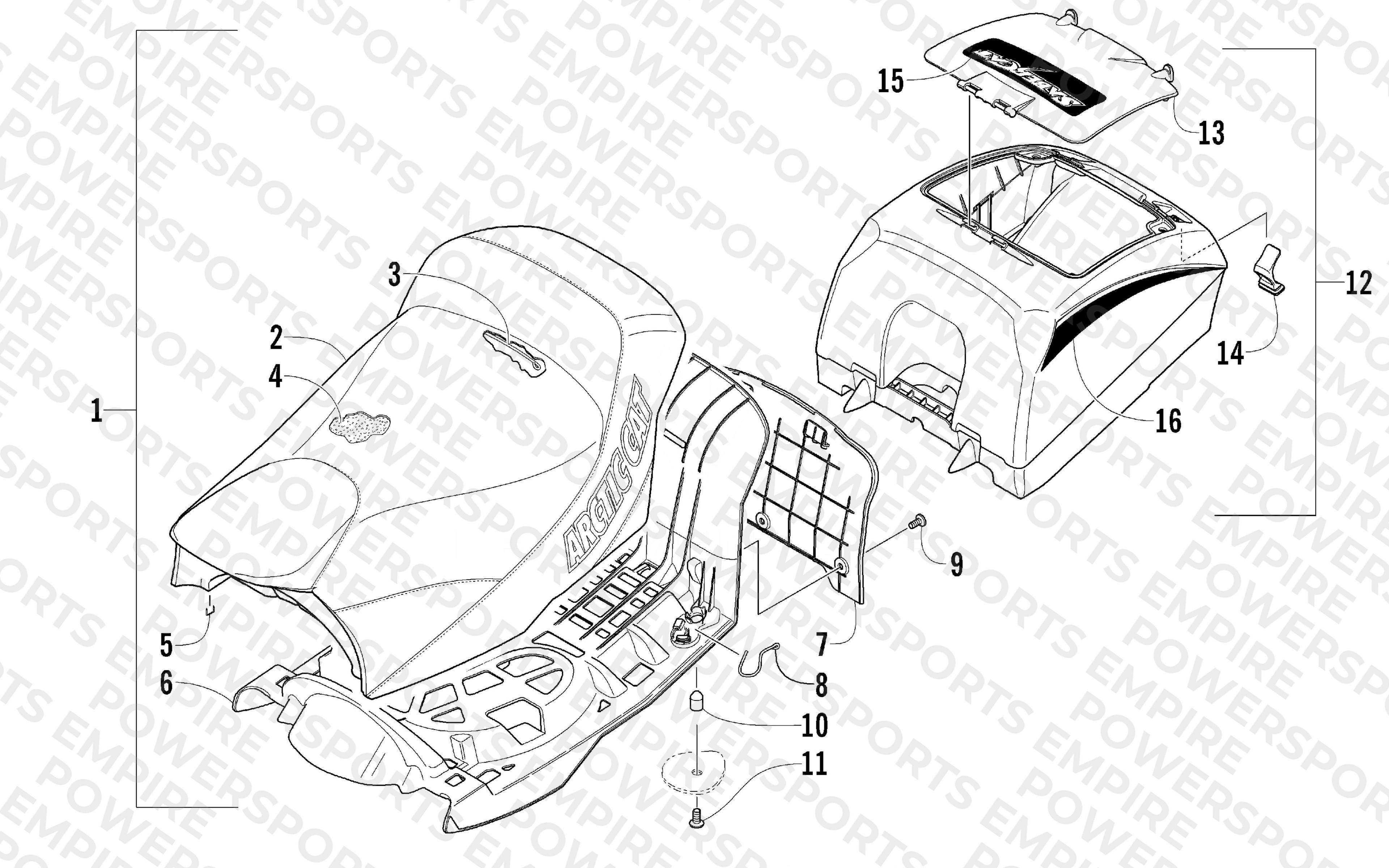 SEAT AND STORAGE BOX ASSEMBLY