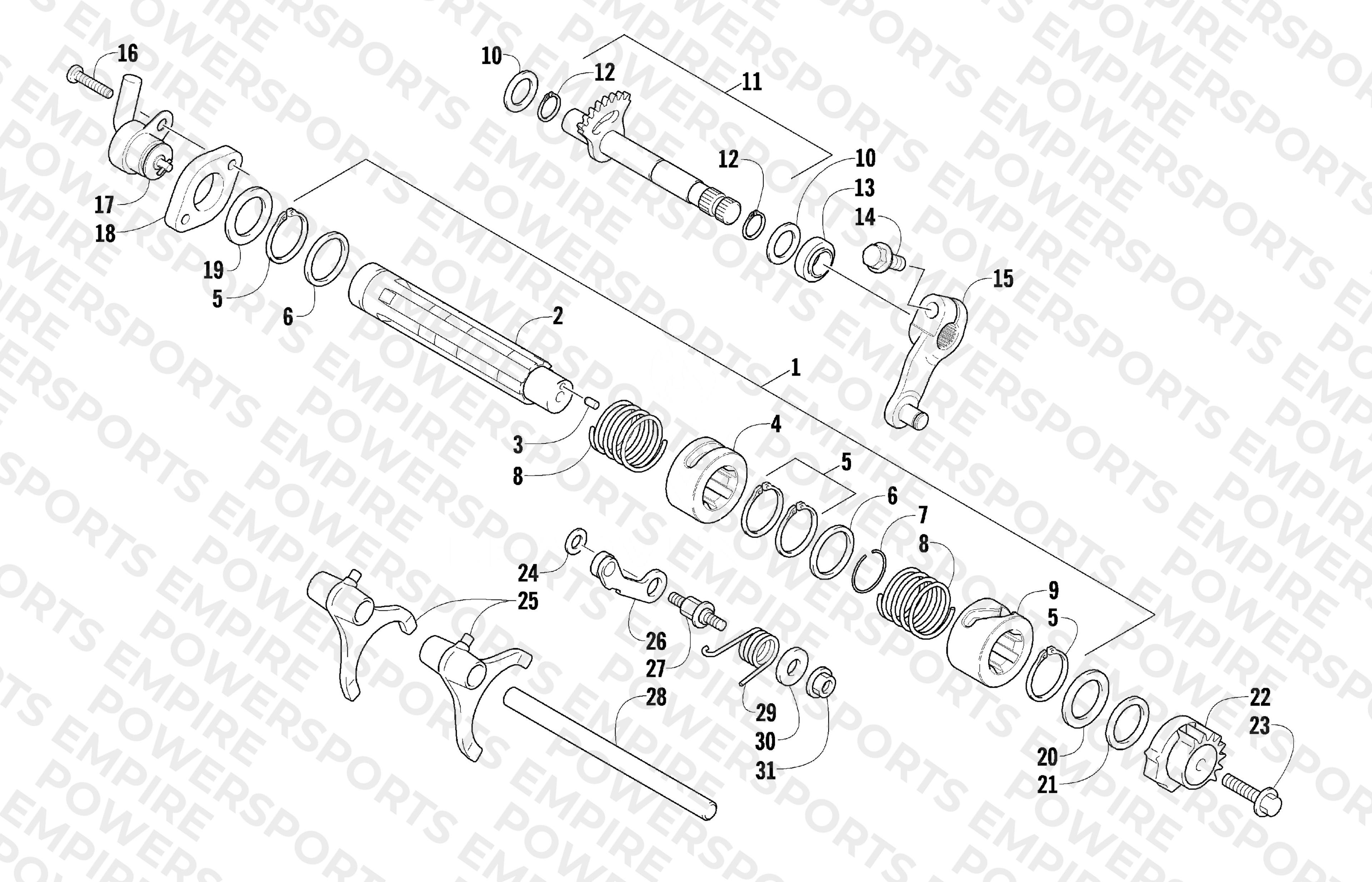 GEAR SHIFTING ASSEMBLY