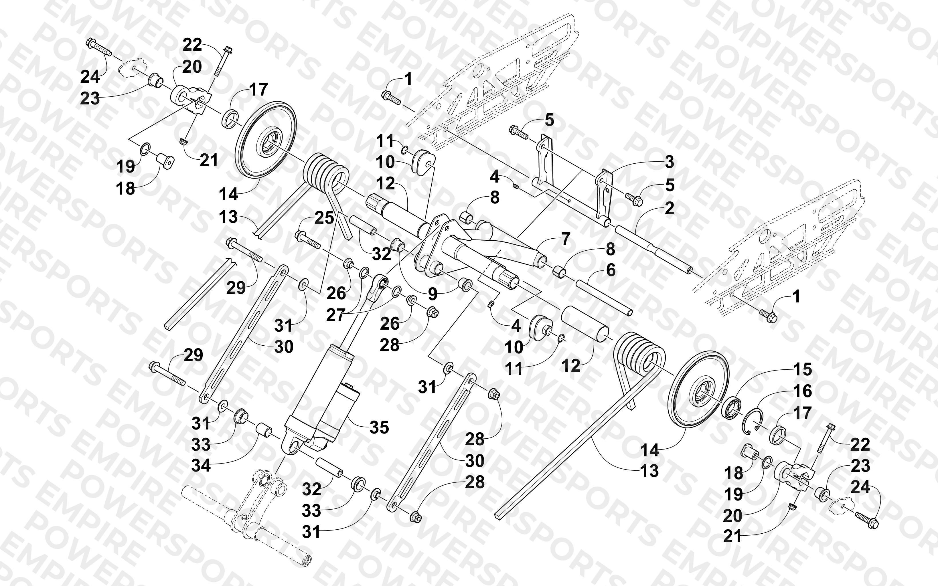 REAR SUSPENSION REAR ARM ASSEMBLY