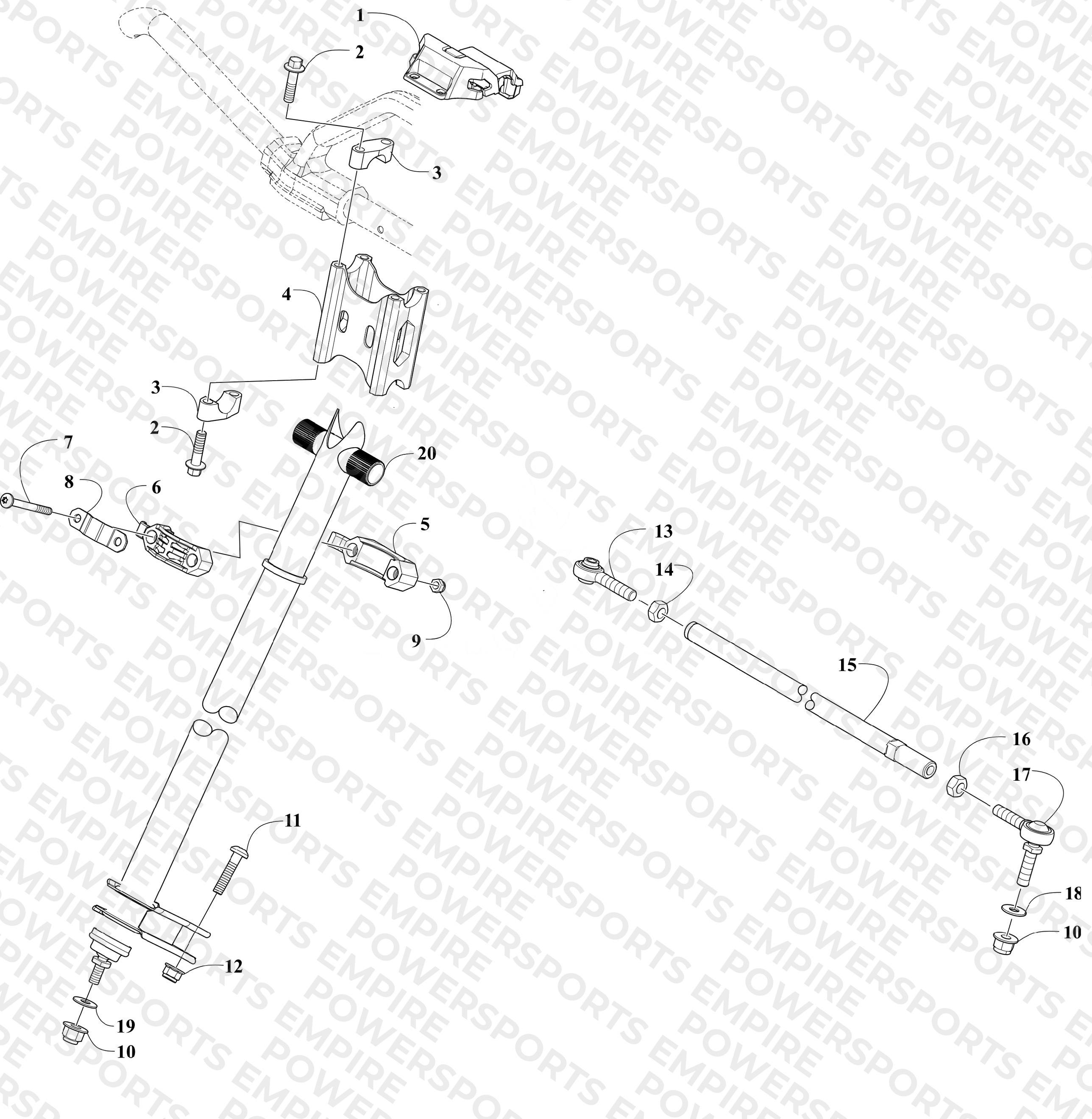 STEERING POST ASSEMBLY