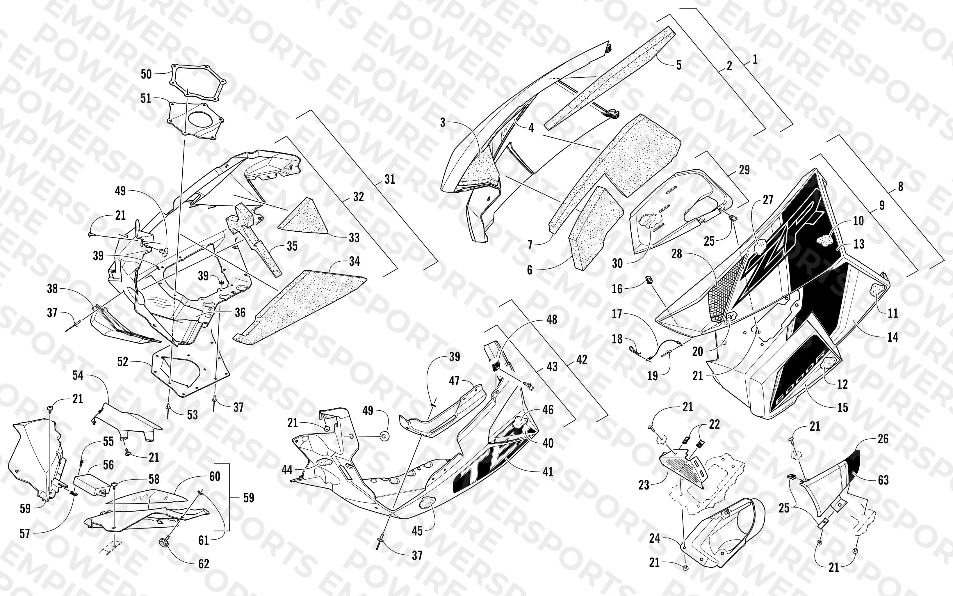 SKID PLATE AND SIDE PANEL ASSEMBLY