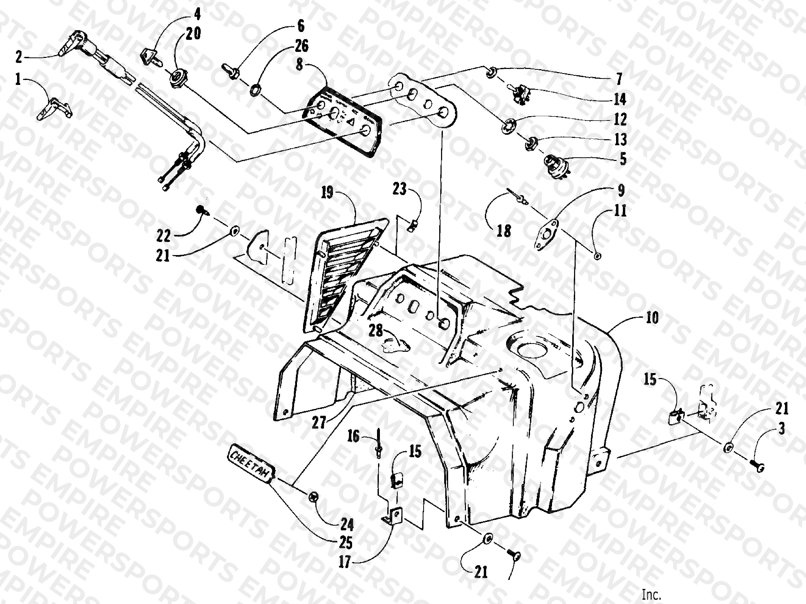 SWITCH AND CONSOLE ASSEMBLY