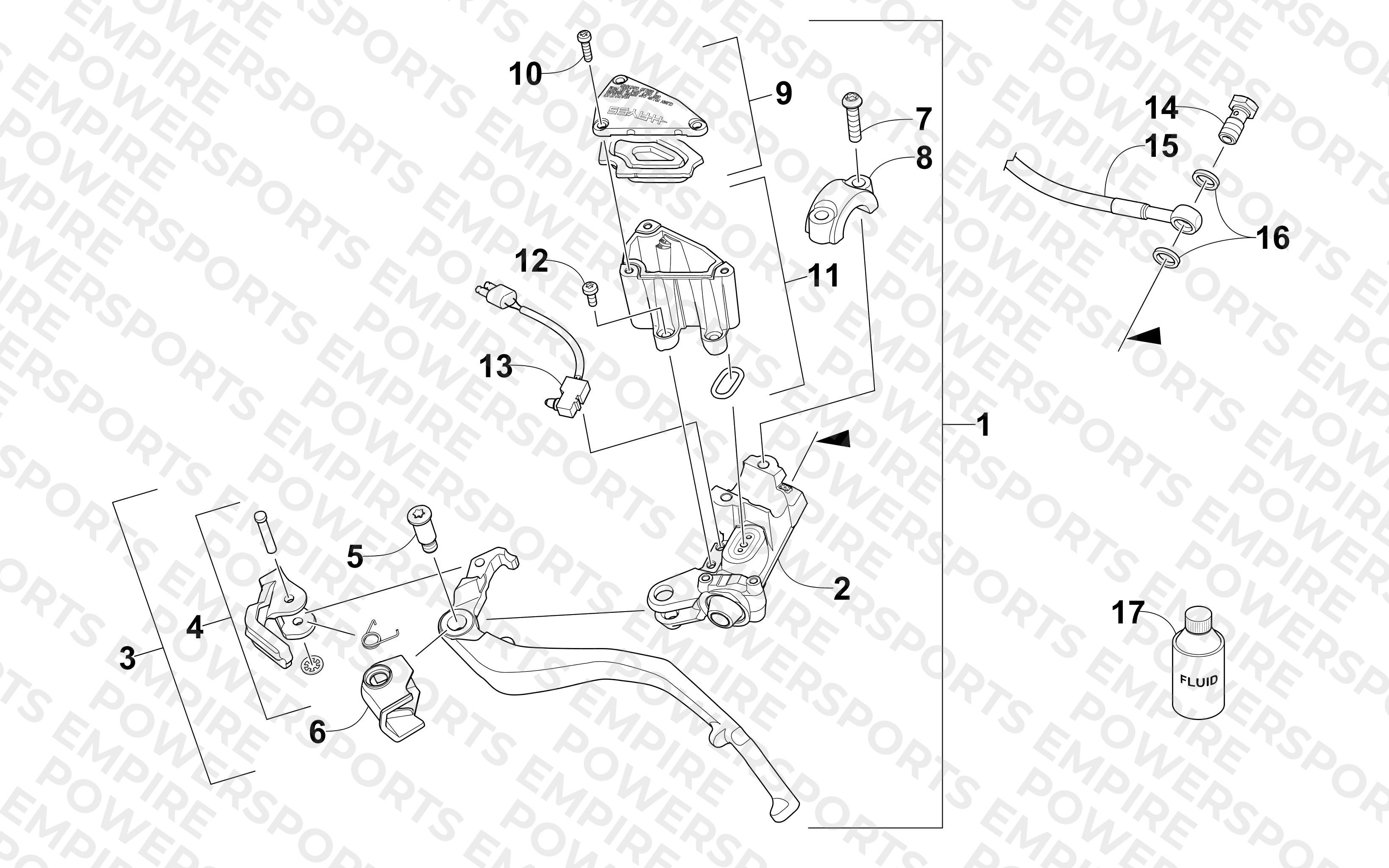 HYDRAULIC BRAKE CONTROL ASSEMBLY