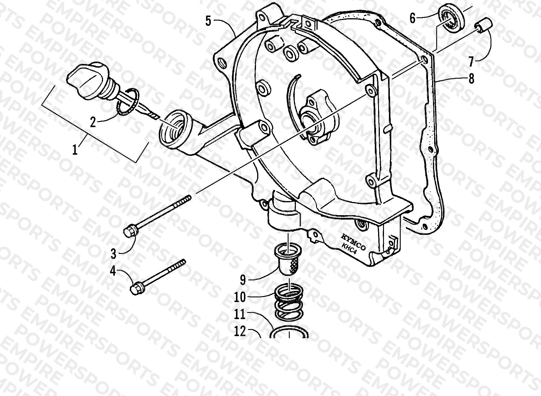 CRANKCASE COVER ASSEMBLY