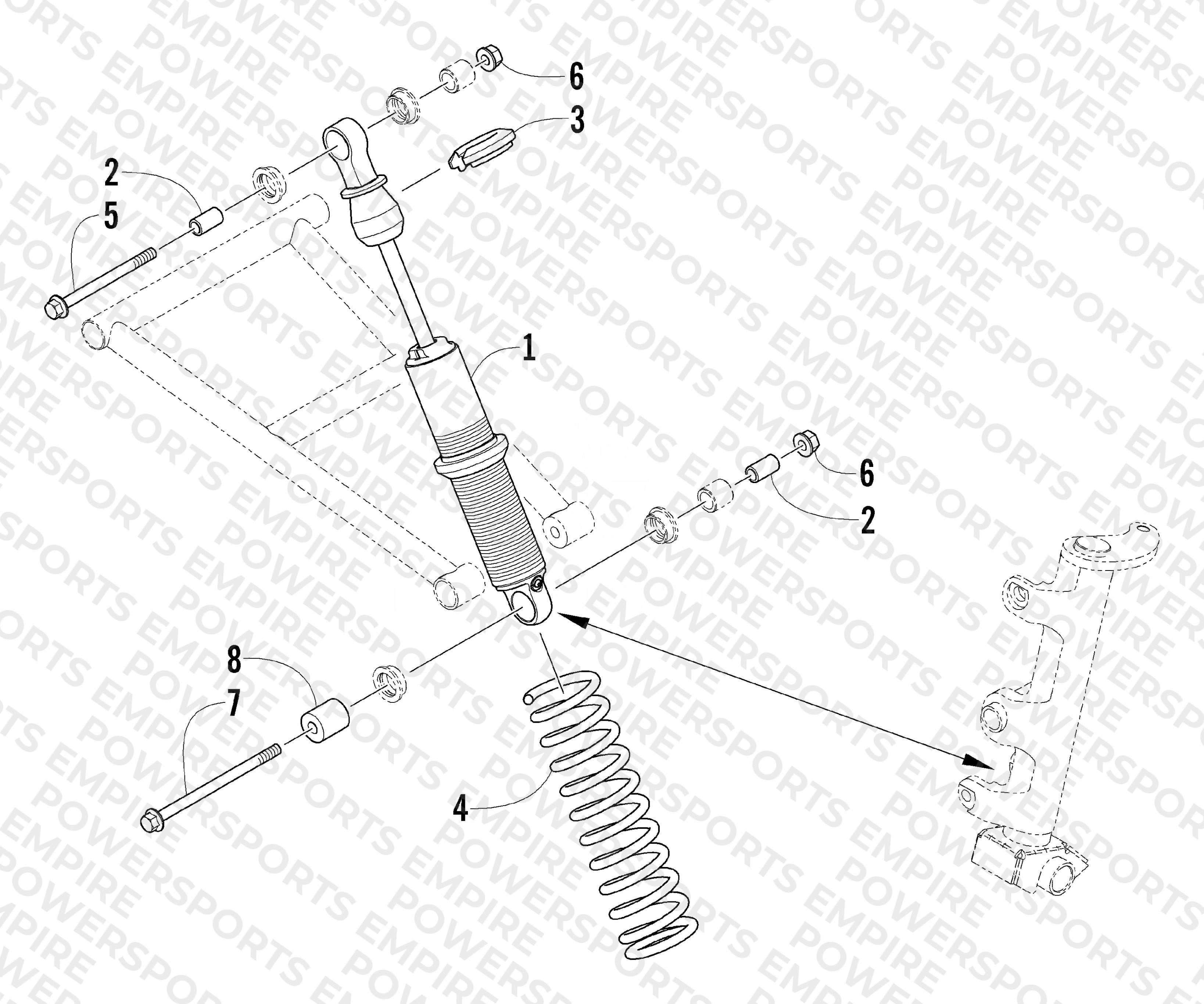 FRONT SUSPENSION SHOCK ABSORBER ASSEMBLY