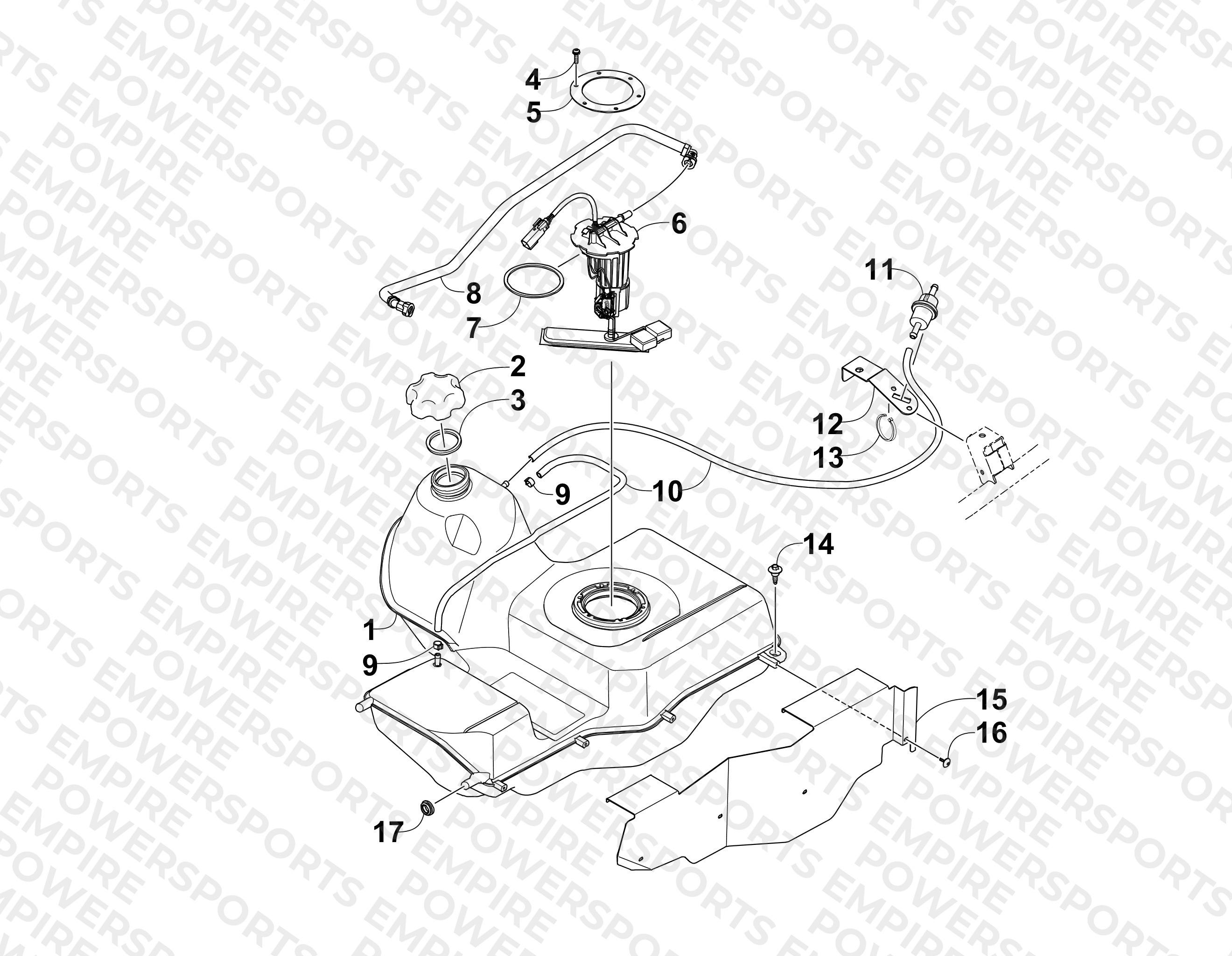 GAS TANK ASSEMBLY
