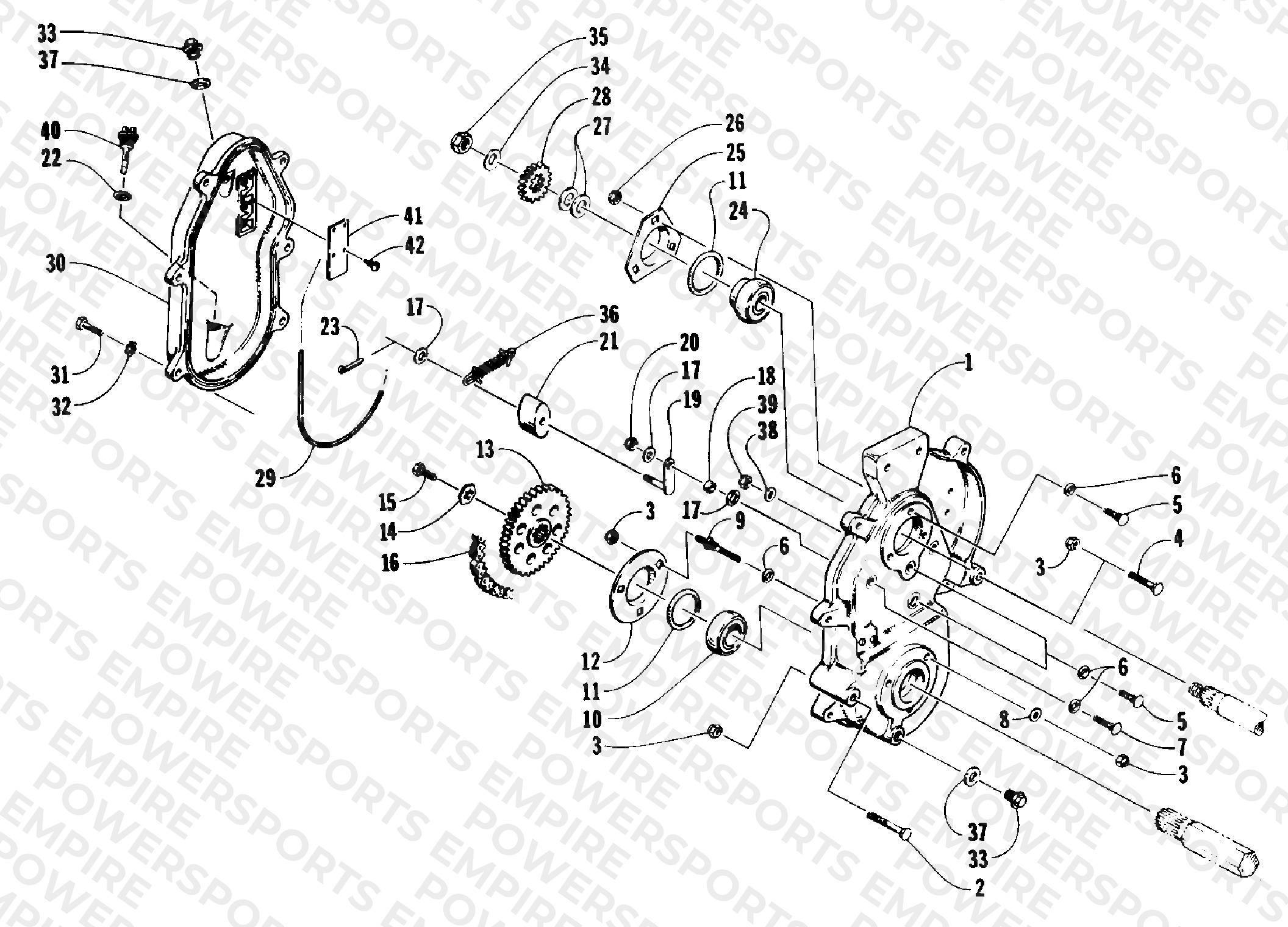 DRIVE/DROPCASE ASSEMBLY