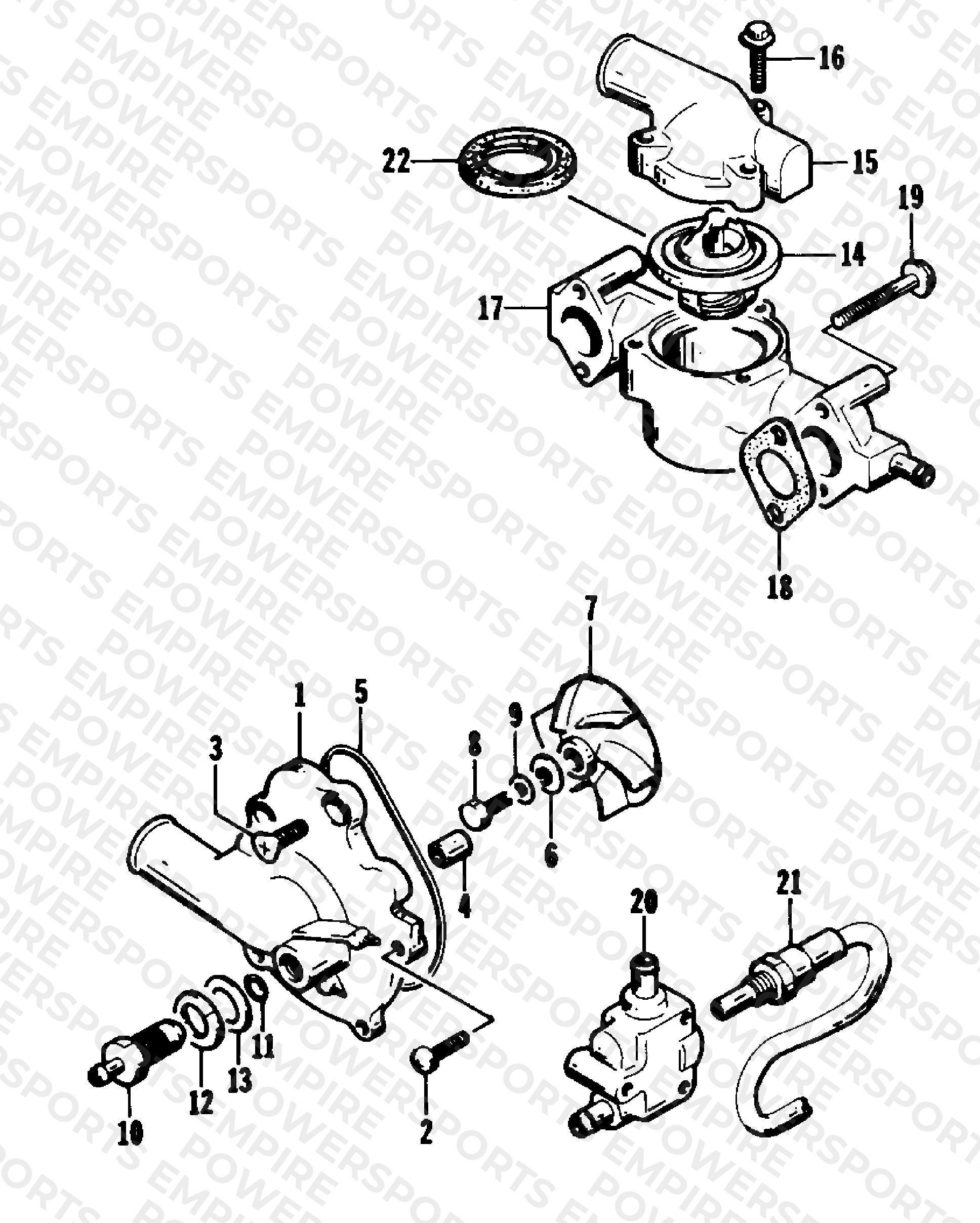 WATER PUMP/WATER MANIFOLD