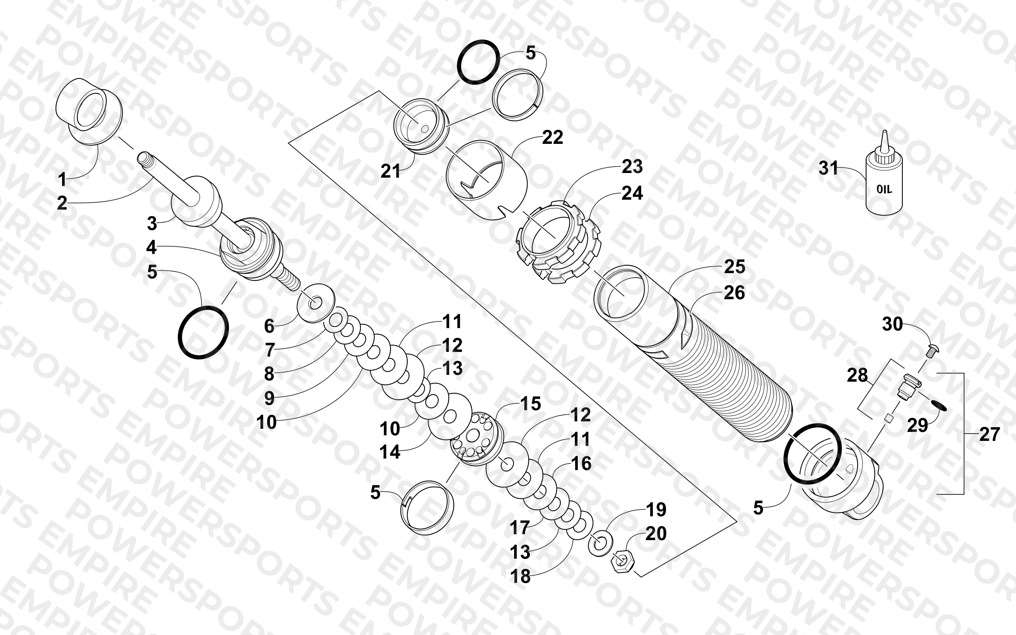 FRONT SUSPENSION SHOCK ABSORBER