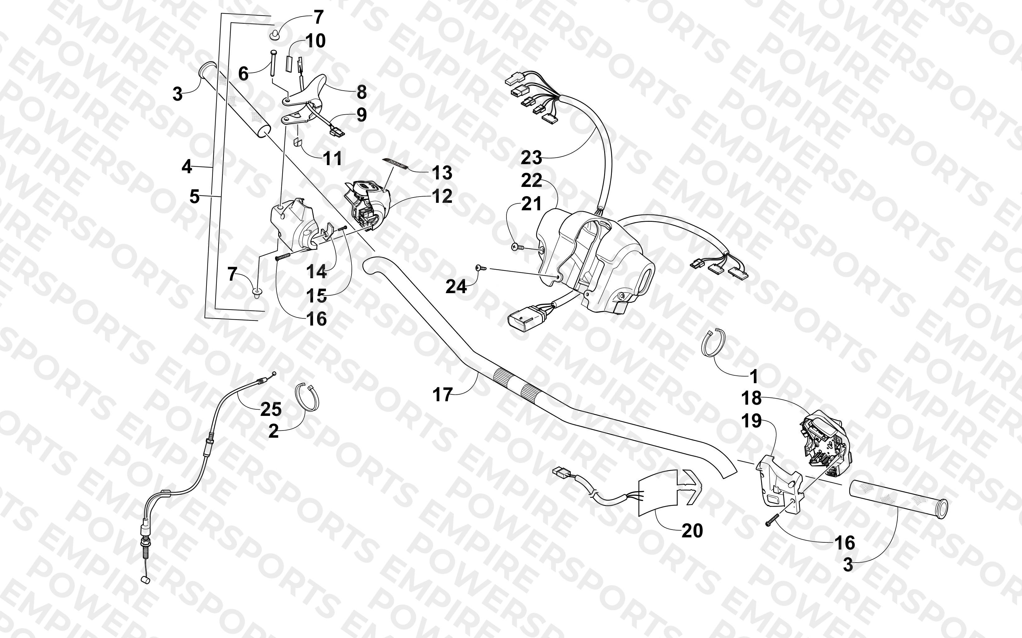 HANDLEBAR AND CONTROLS