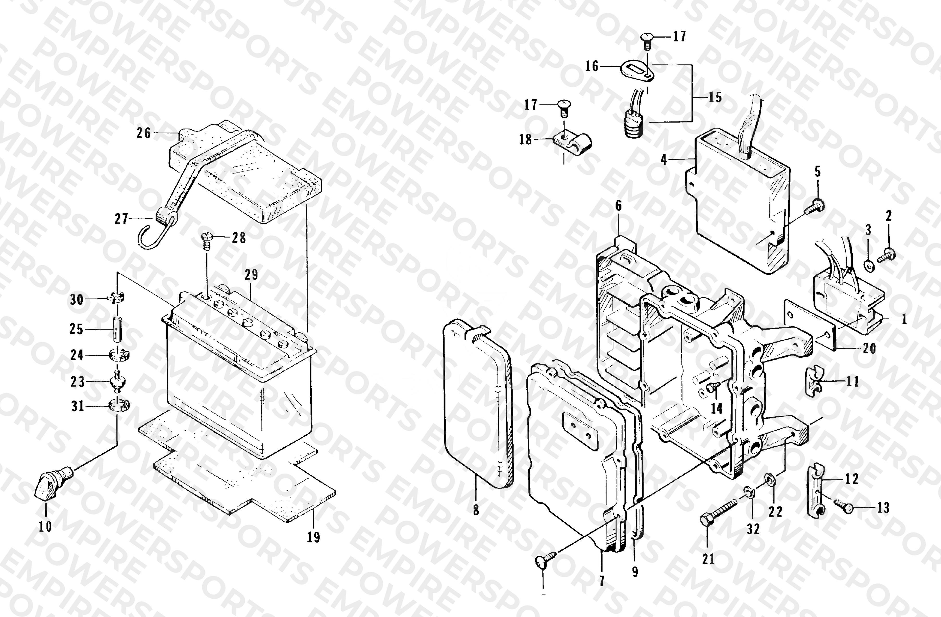 ELECTRICAL MODULE AND BATTERY
