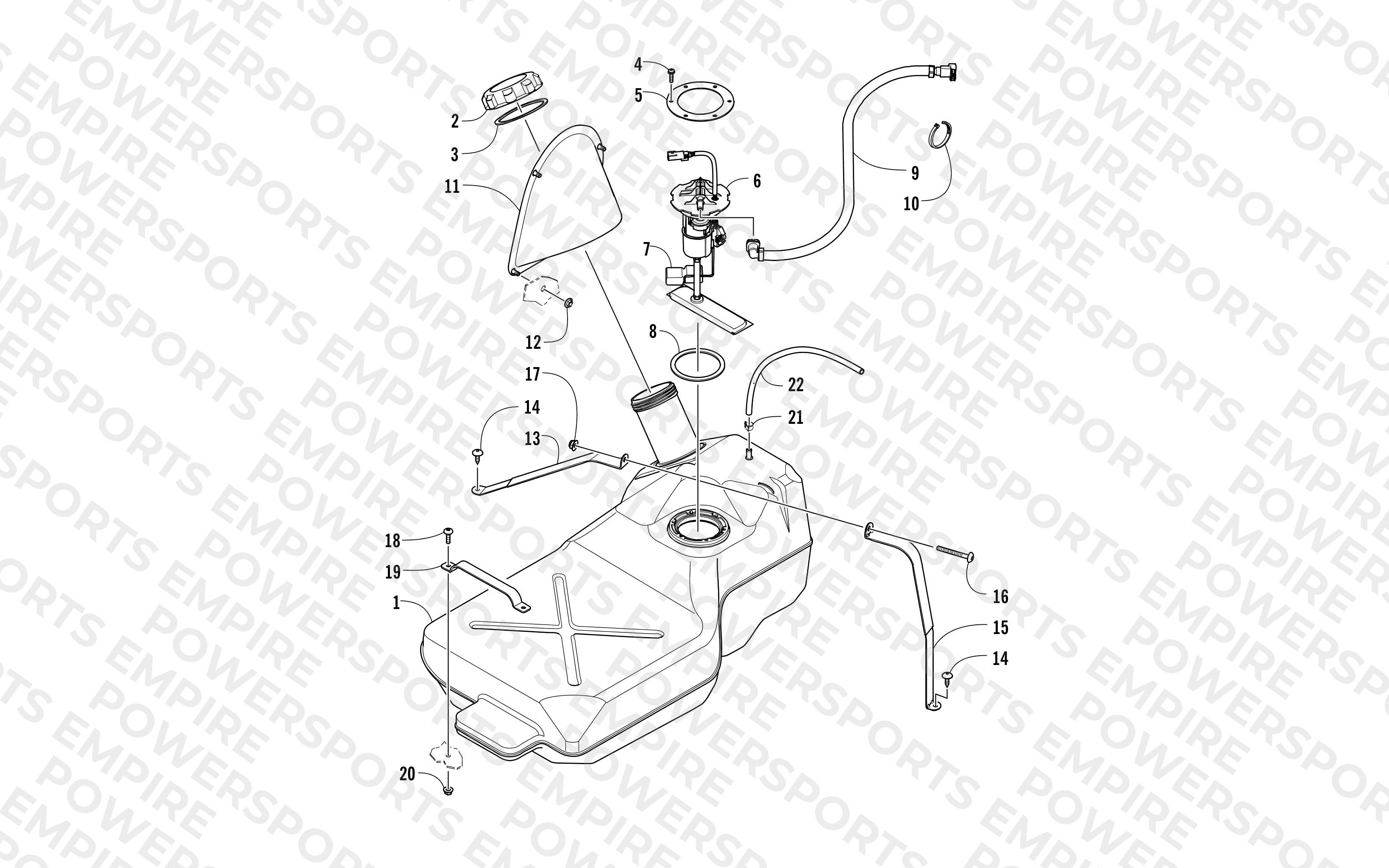 GAS TANK ASSEMBLY