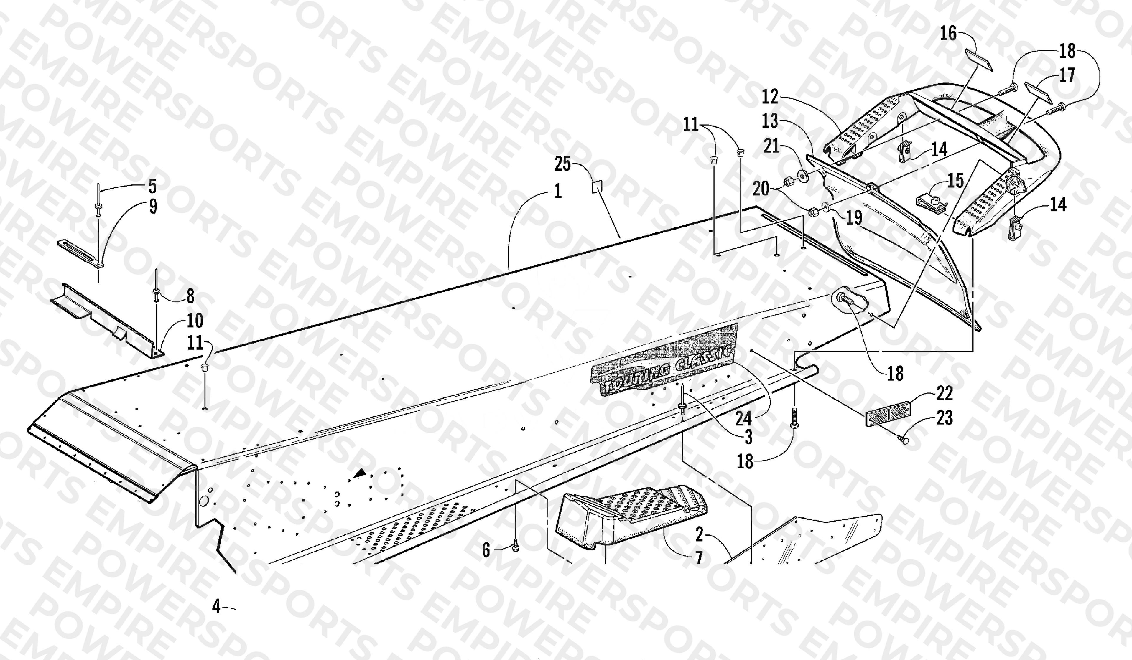 TUNNEL AND REAR BUMPER
