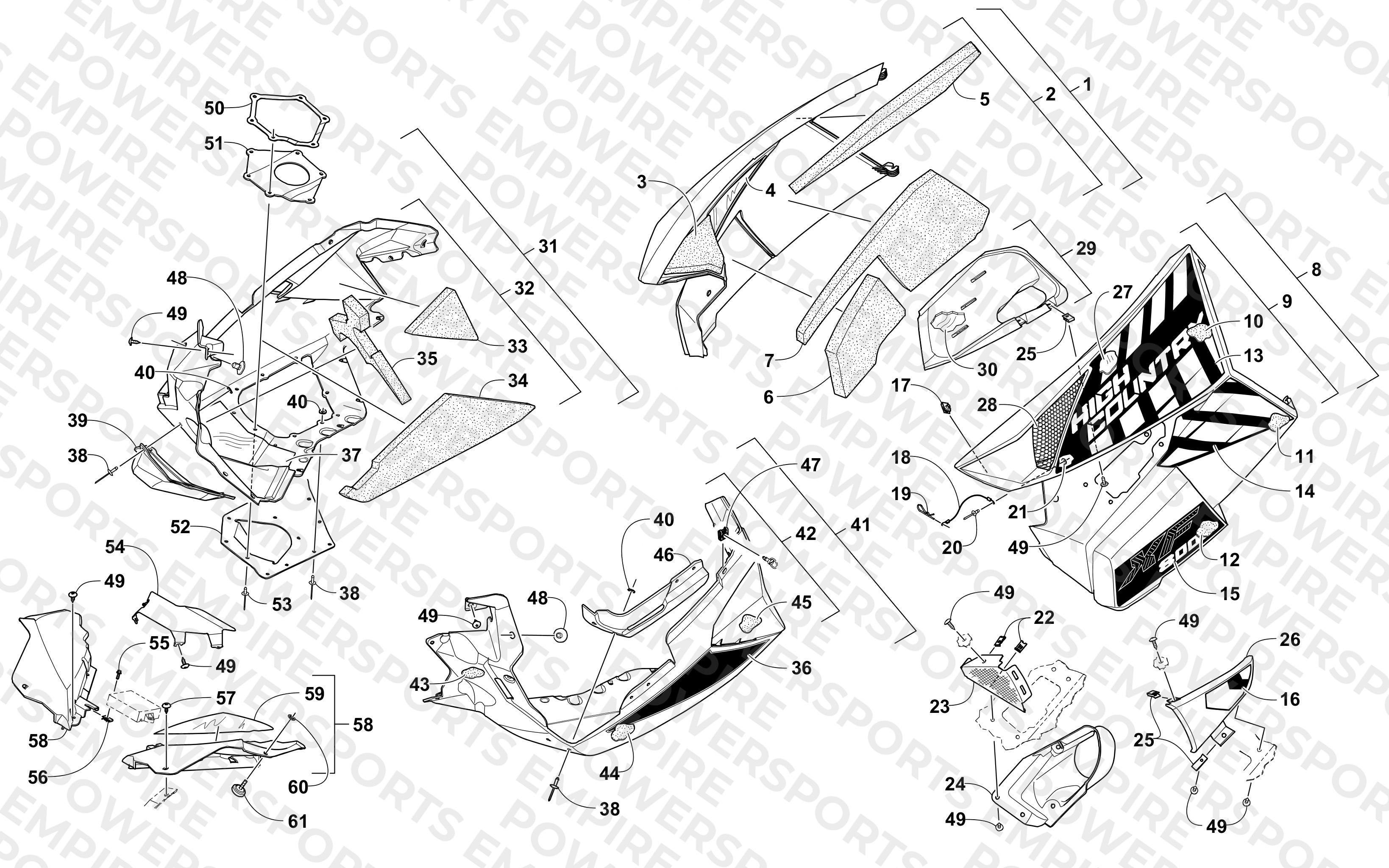 SKID PLATE AND SIDE PANEL ASSEMBLY
