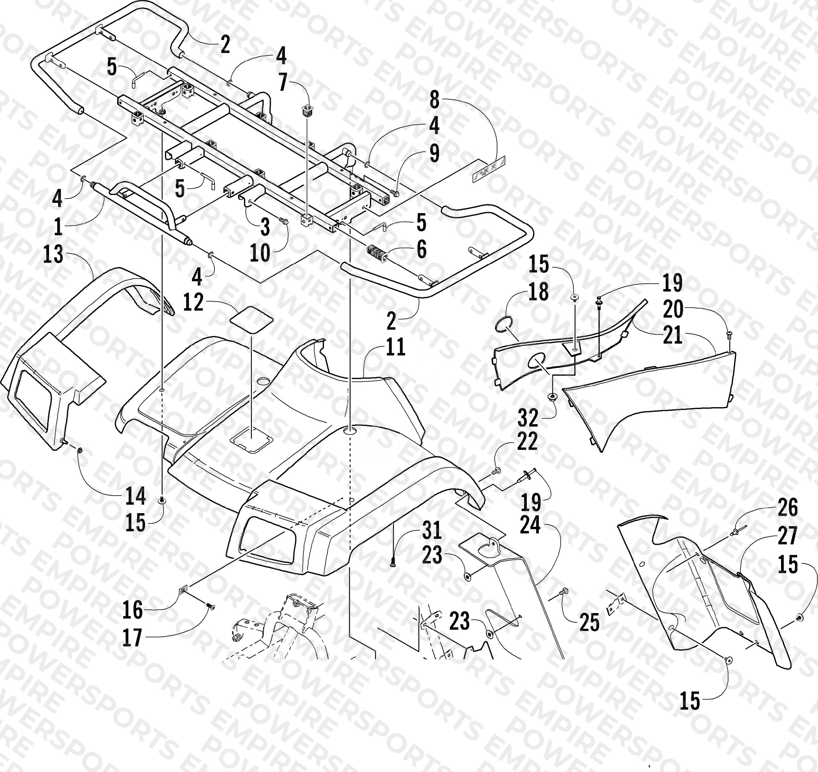 FRONT BODY PANEL ASSEMBLY