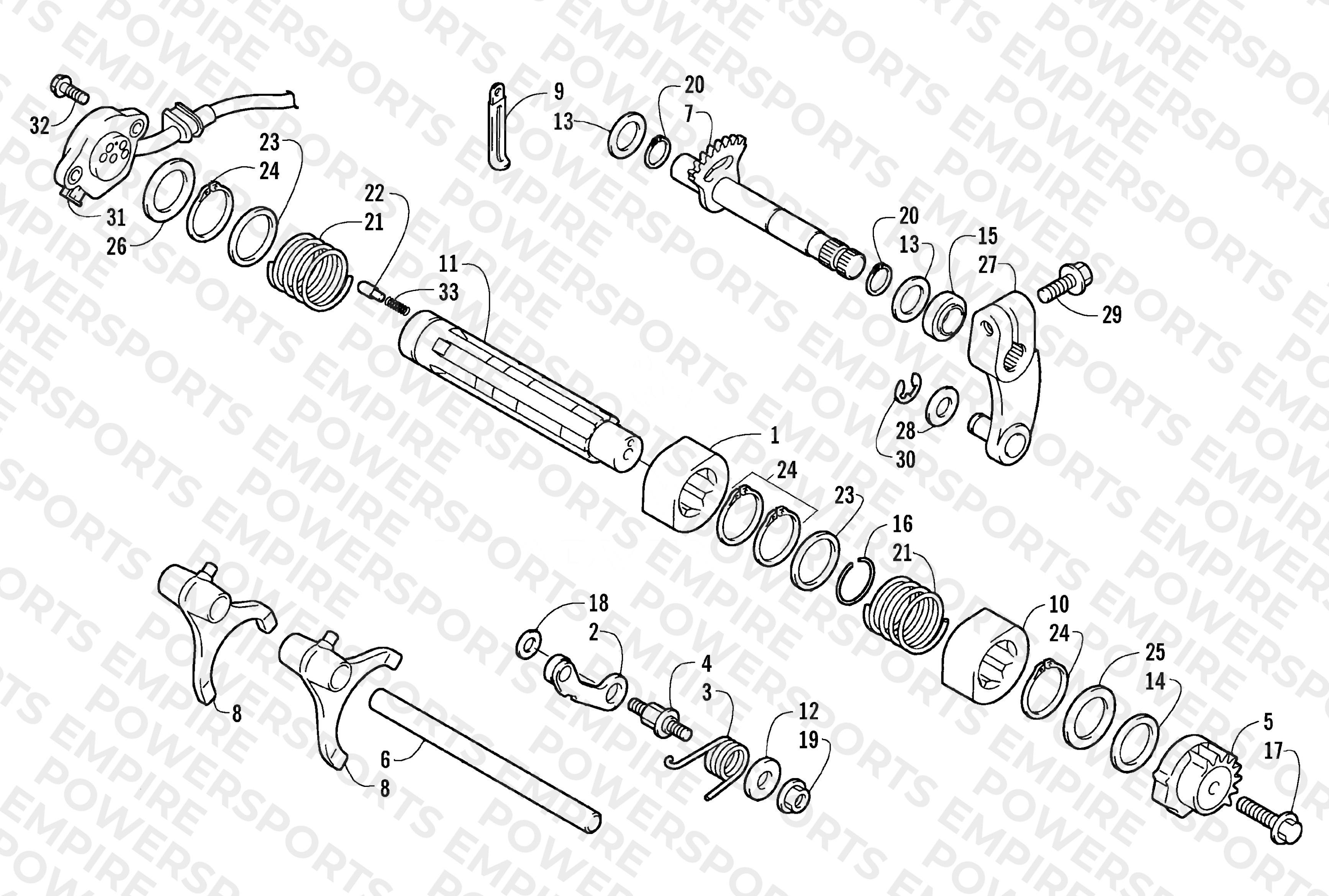 GEAR SHIFTING ASSEMBLY