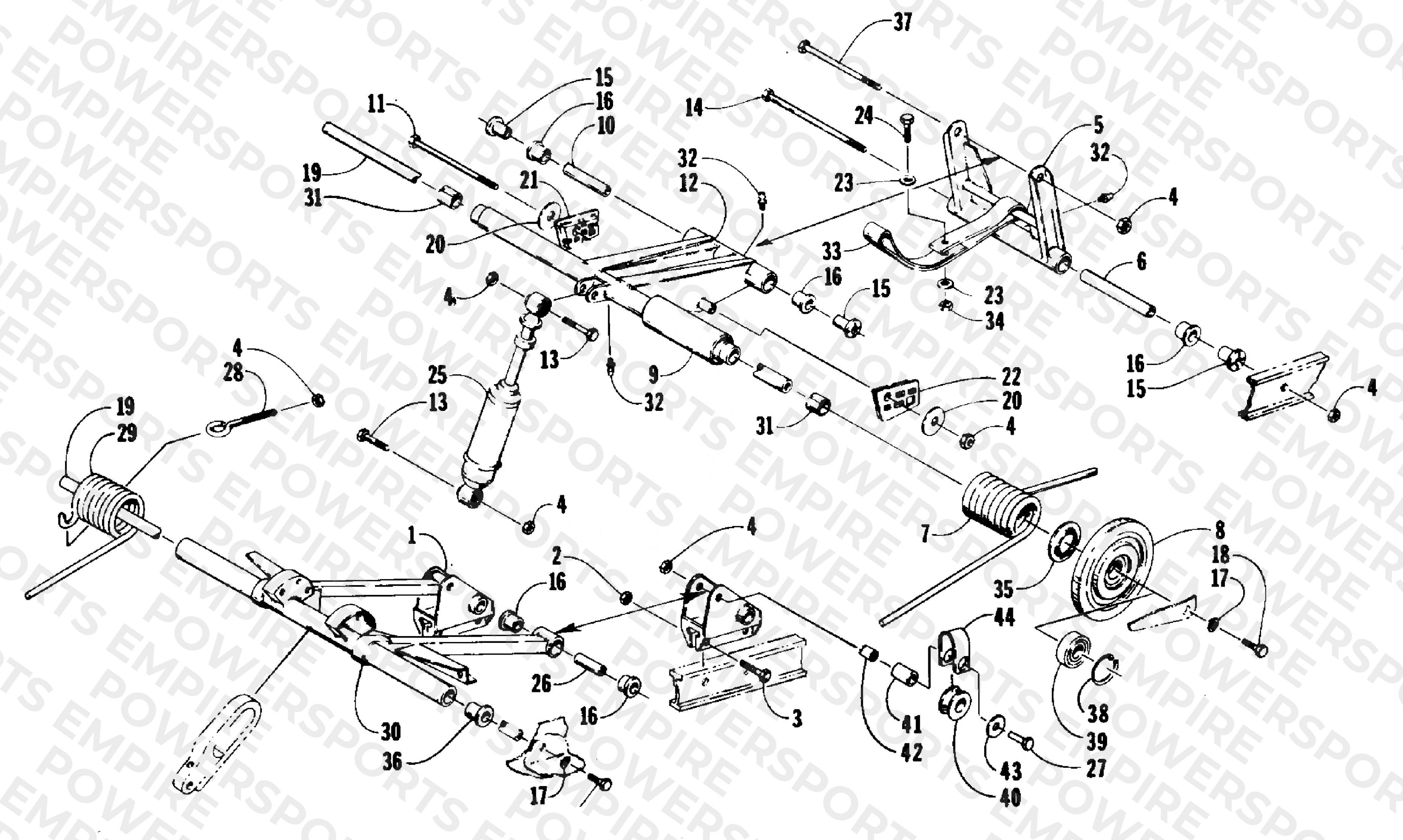REAR SUSPENSION ARM ASSEMBLIES