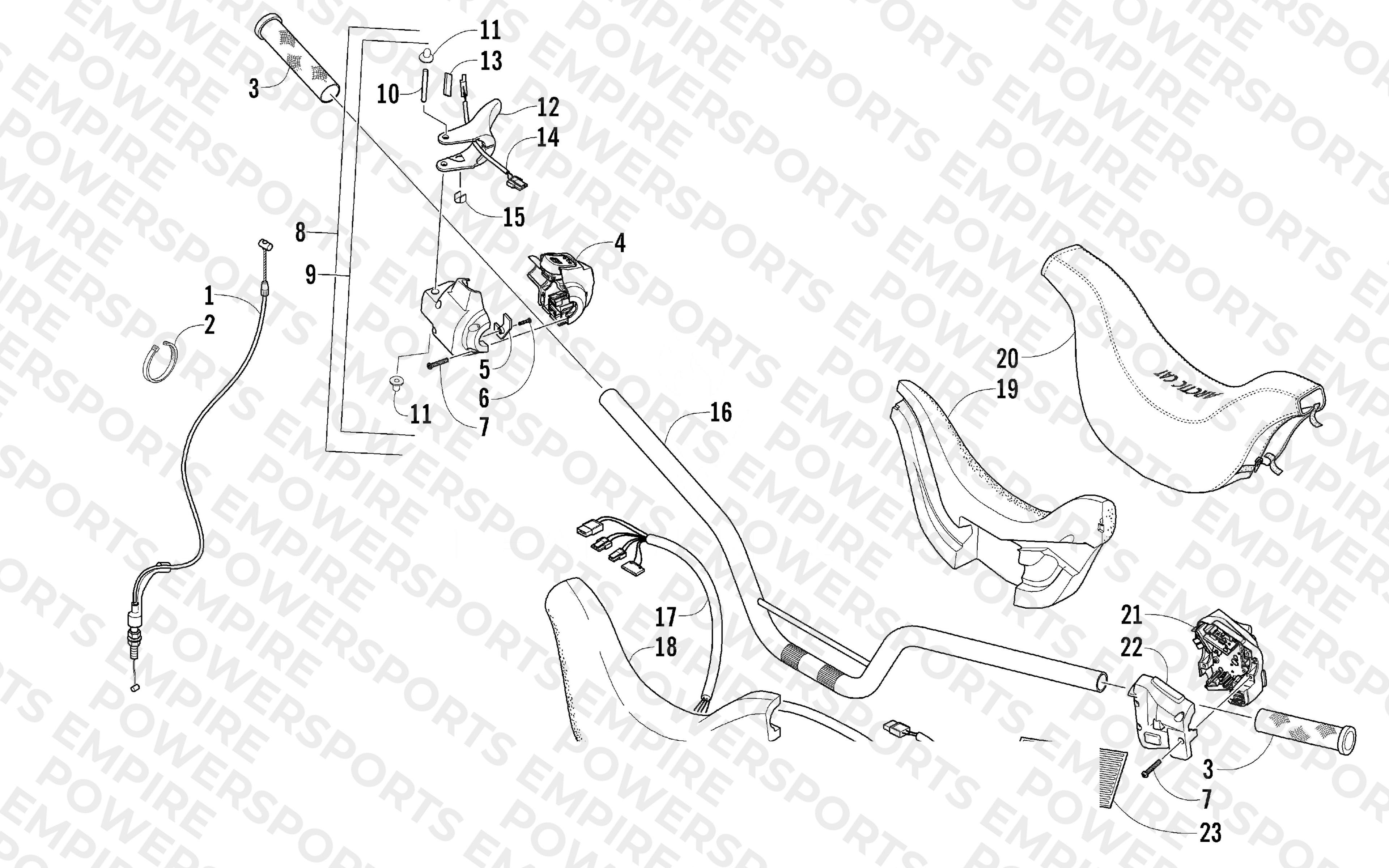 HANDLEBAR AND CONTROLS