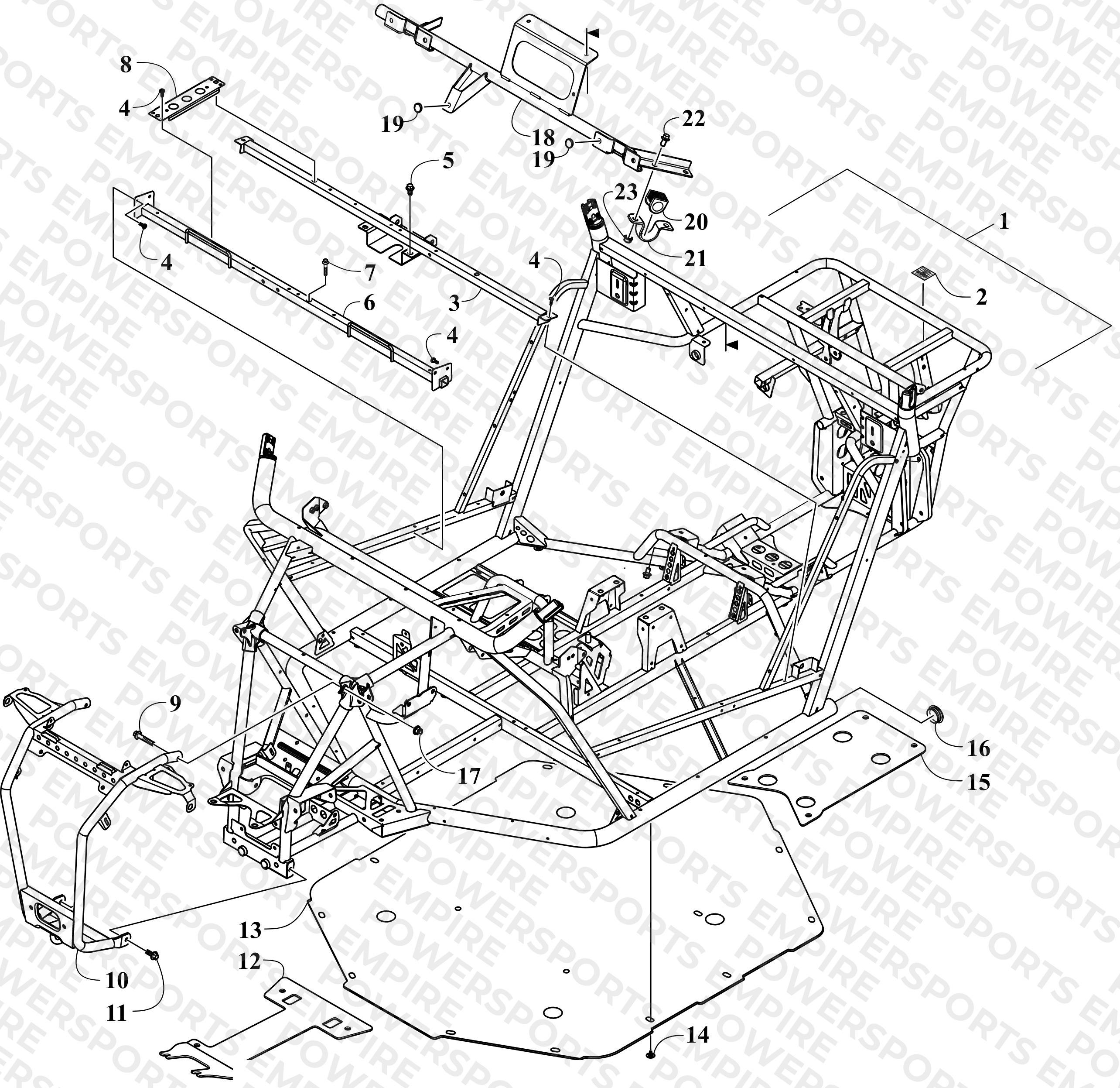 FRAME AND RELATED PARTS
