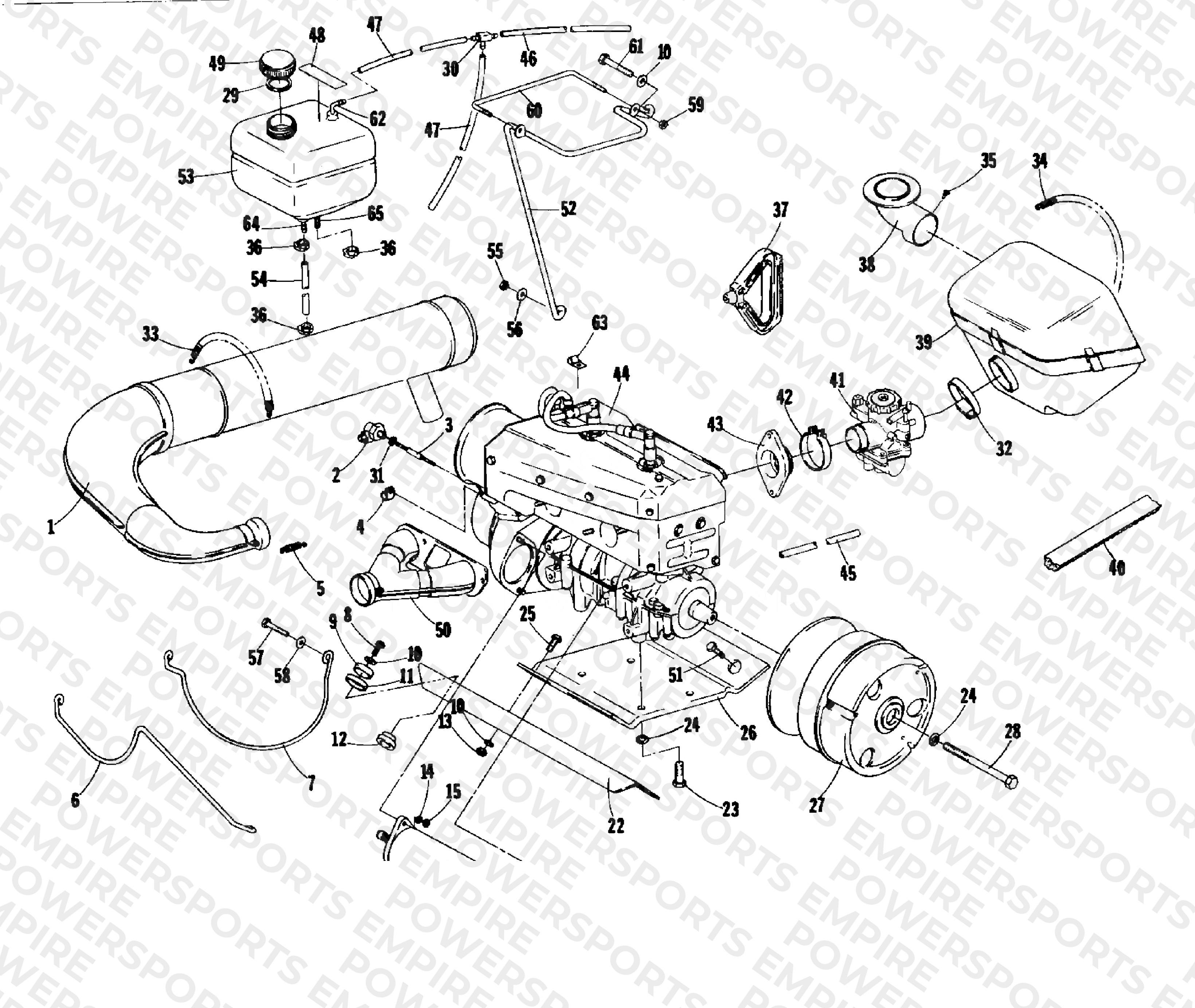 ENGINE AND RELATED PARTS