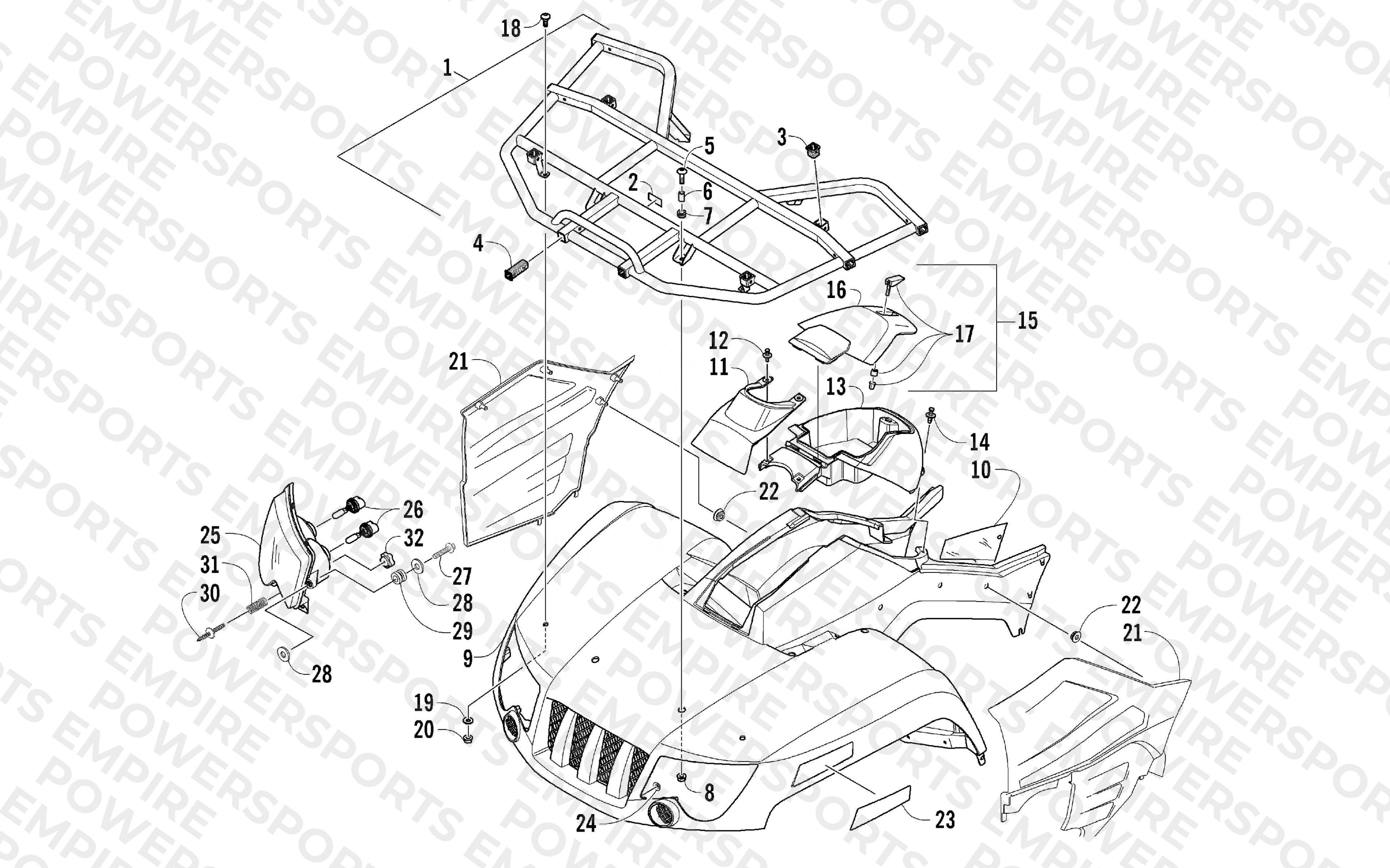 FRONT BODY PANEL ASSEMBLY
