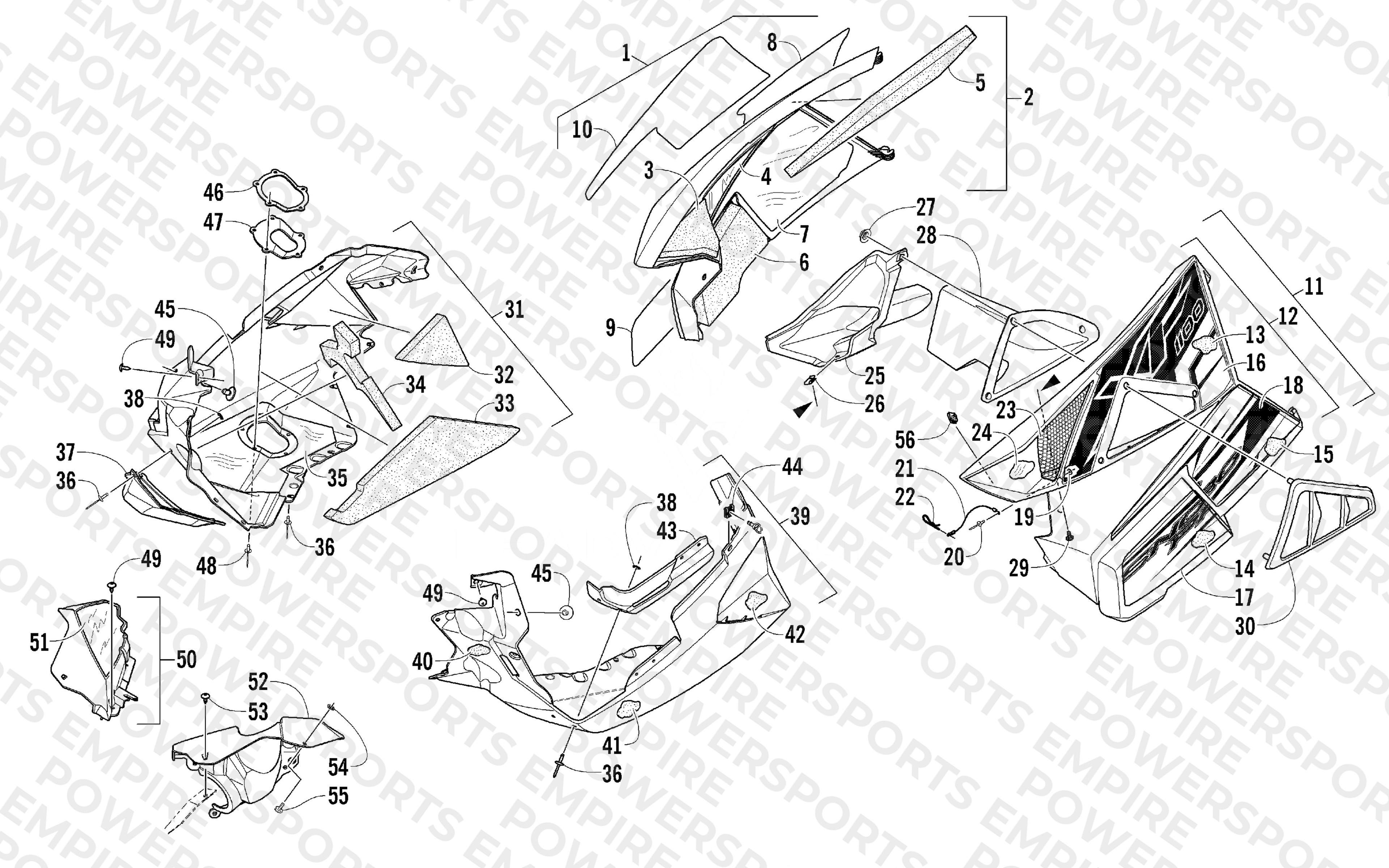 SKID PLATE AND SIDE PANEL ASSEMBLY