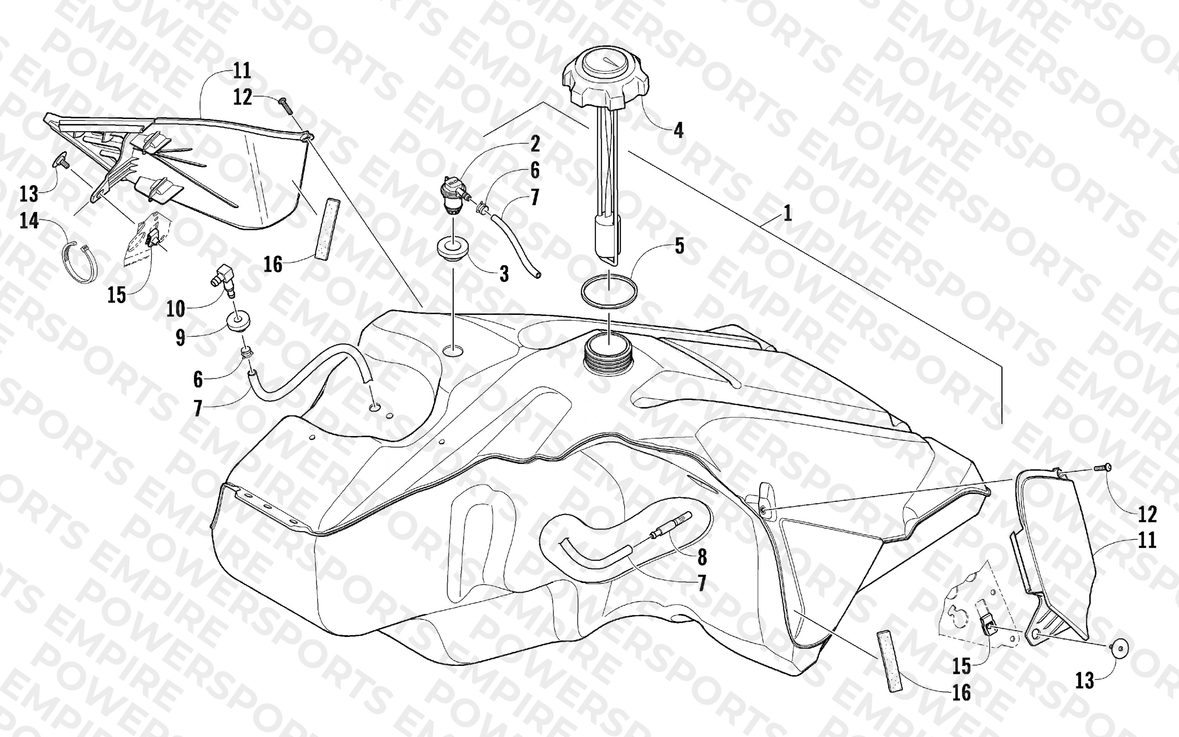 GAS TANK ASSEMBLY