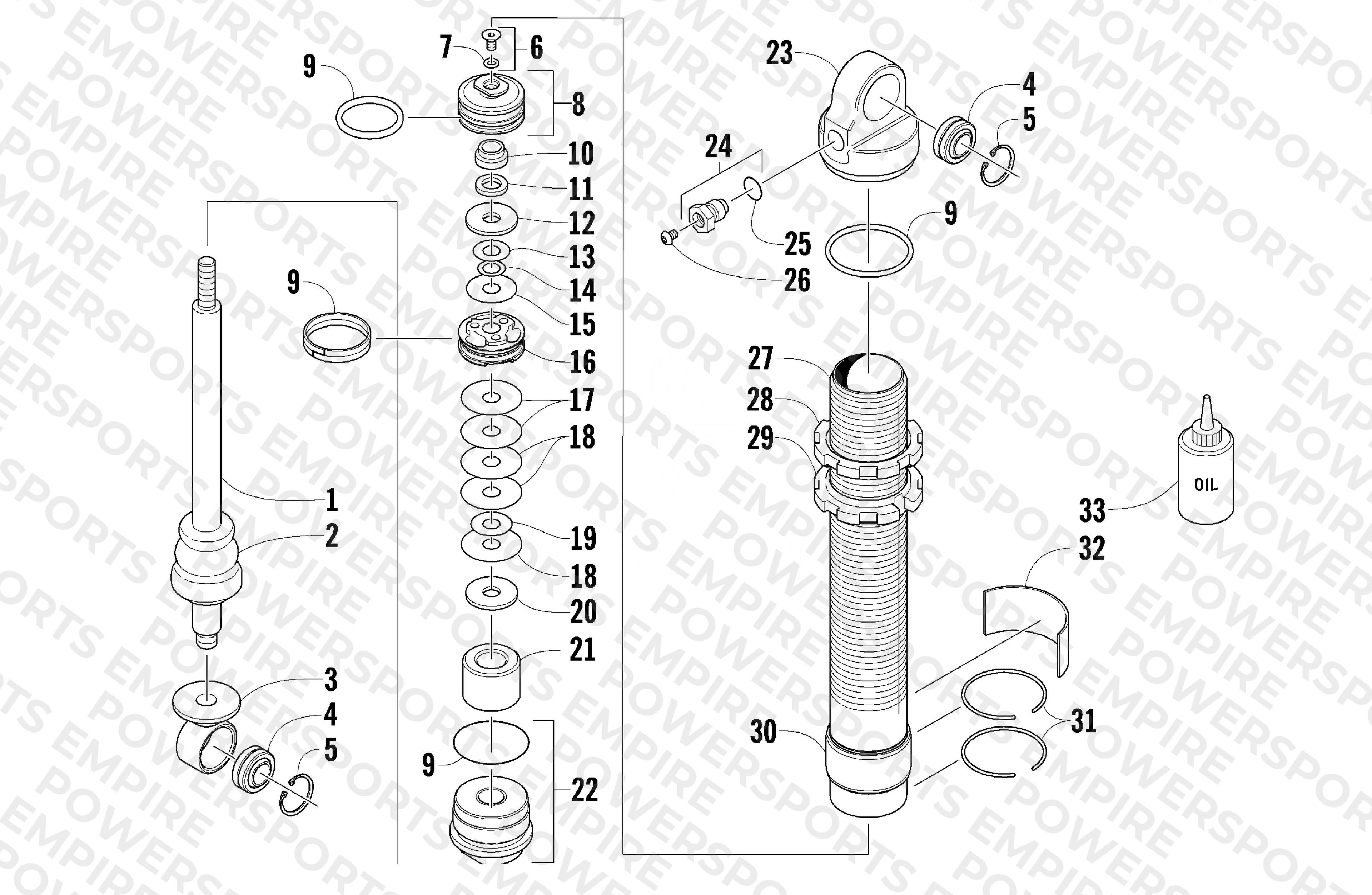 FRONT SUSPENSION SHOCK ABSORBER