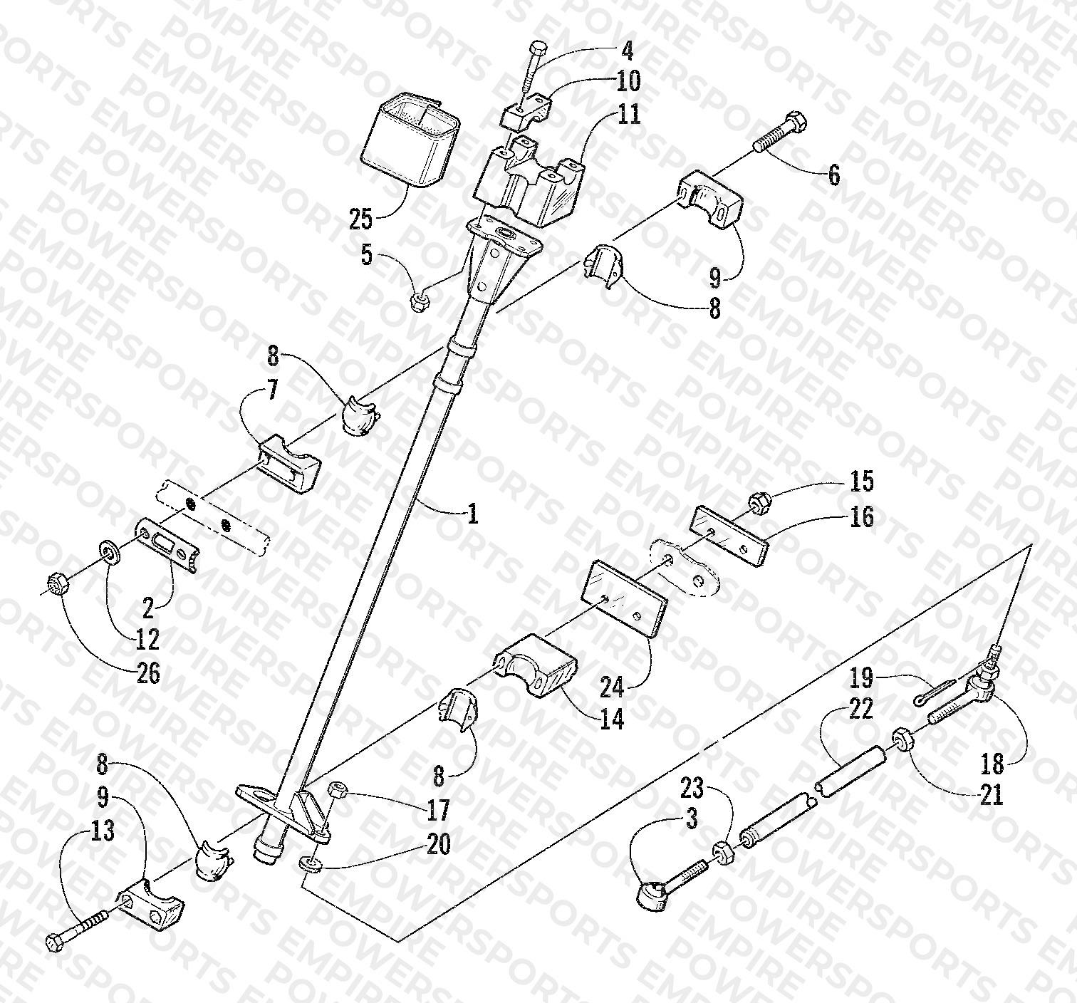 STEERING POST ASSEMBLY