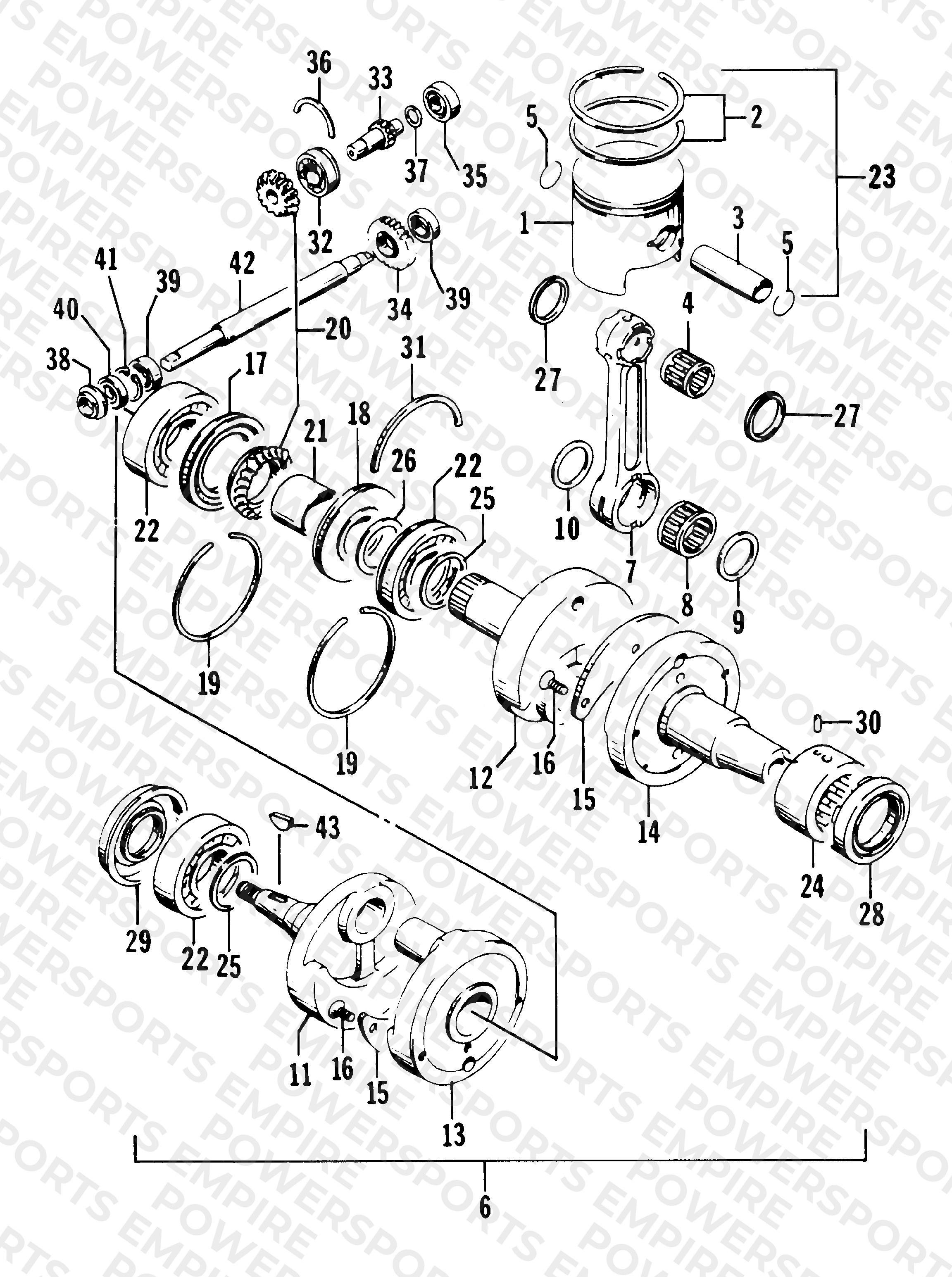 PISTON AND CRANKSHAFT