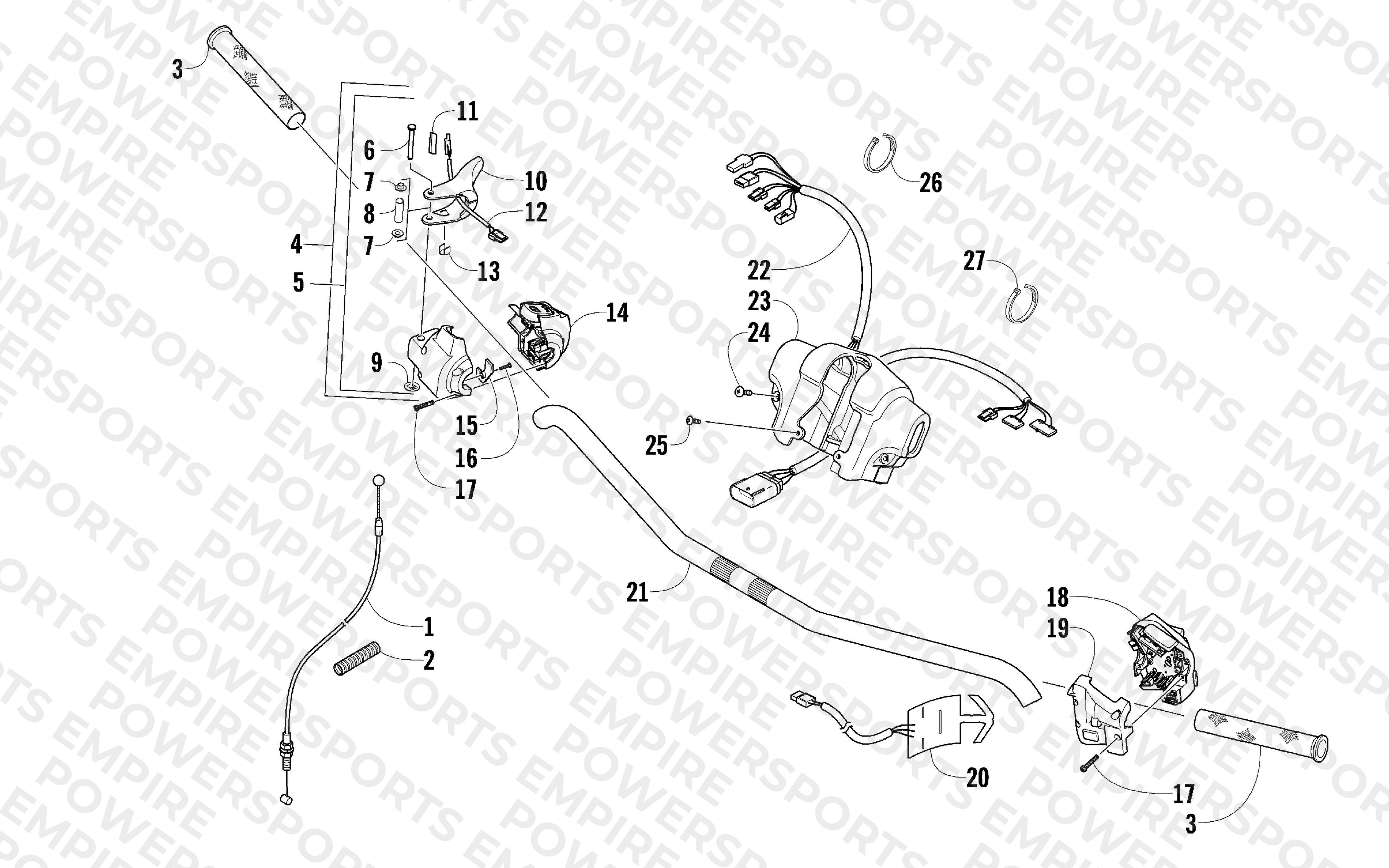 HANDLEBAR AND CONTROLS