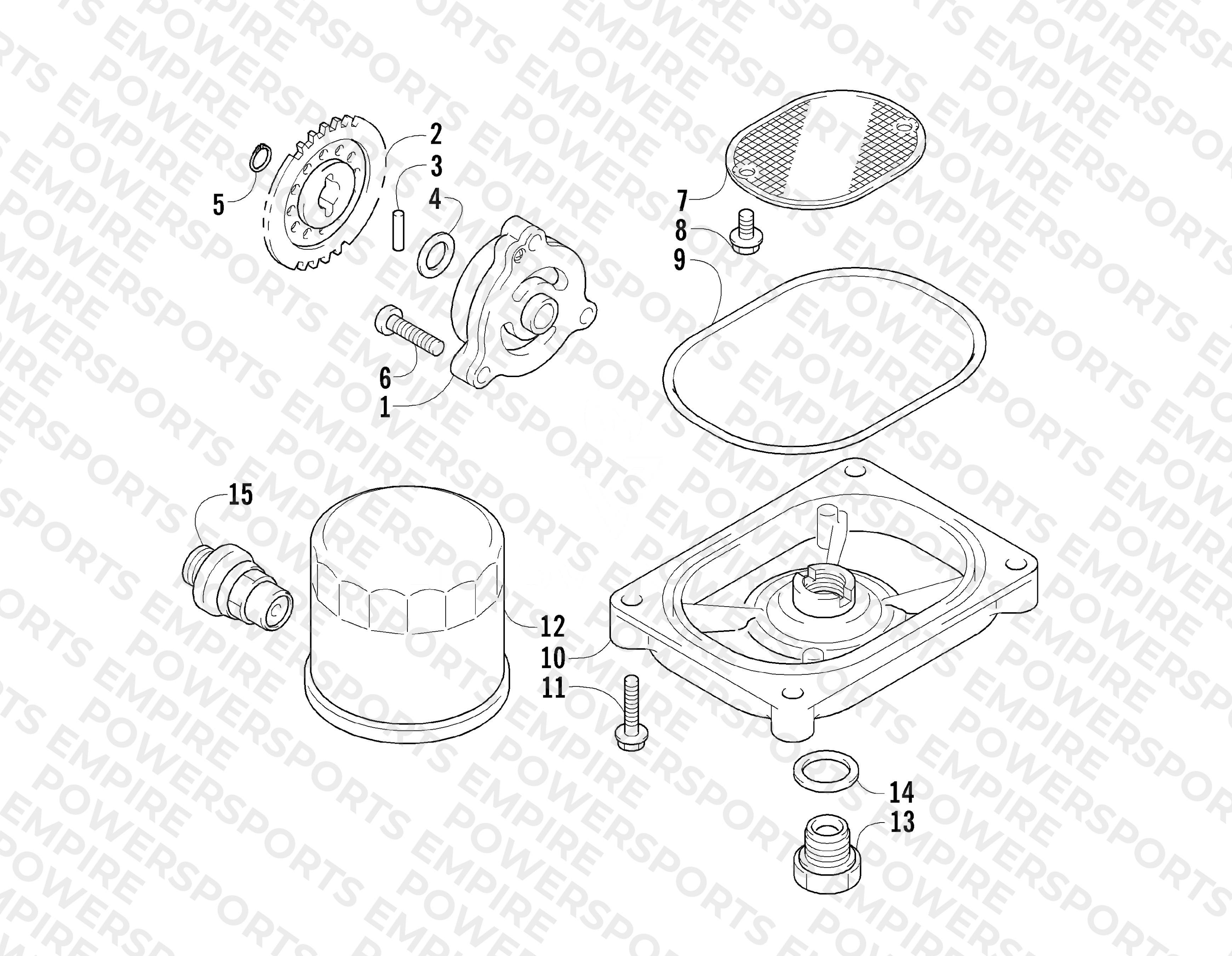 OIL FILTER/PUMP ASSEMBLY
