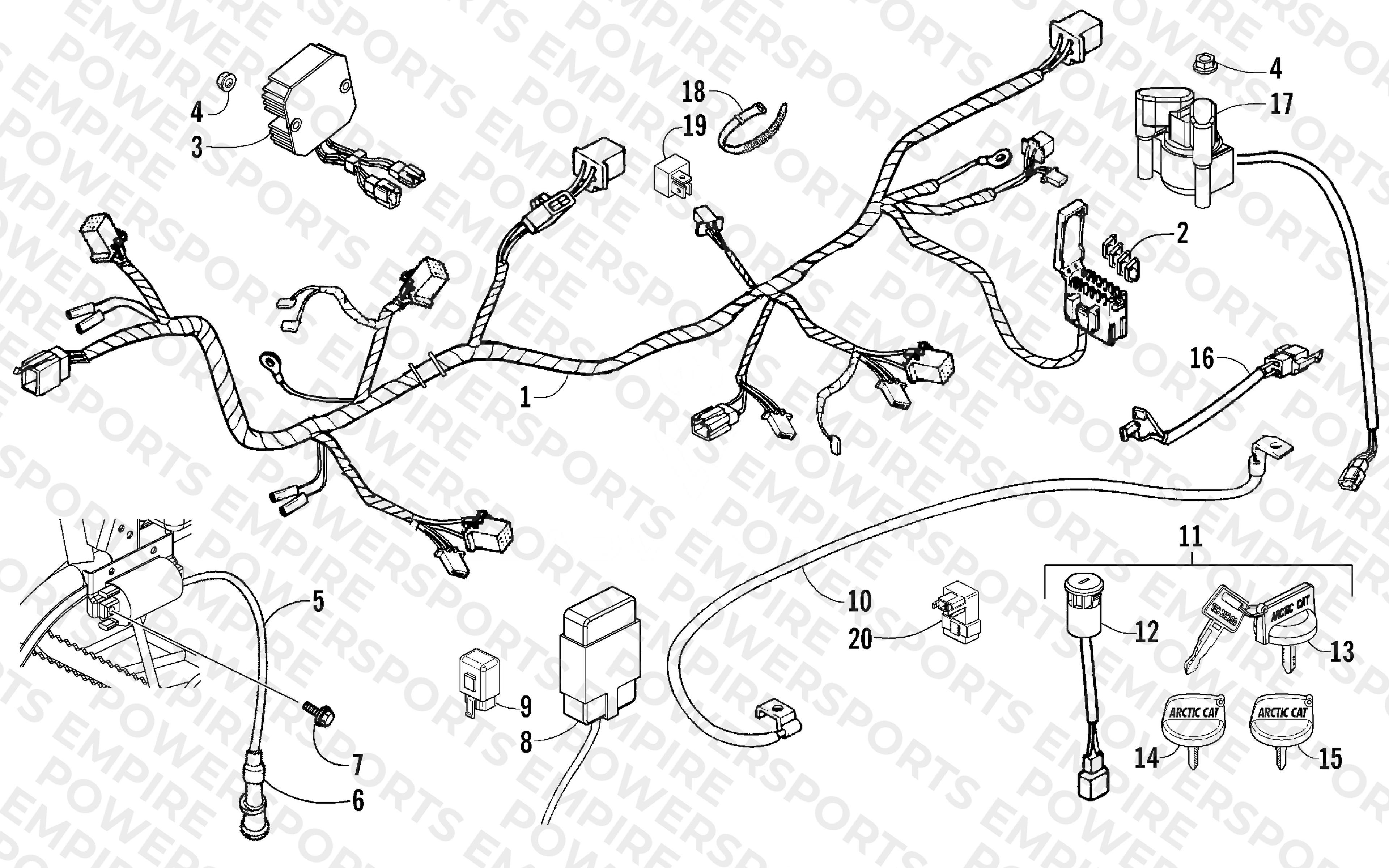 ELECTRICAL AND WIRING HARNESS ASSEMBLY