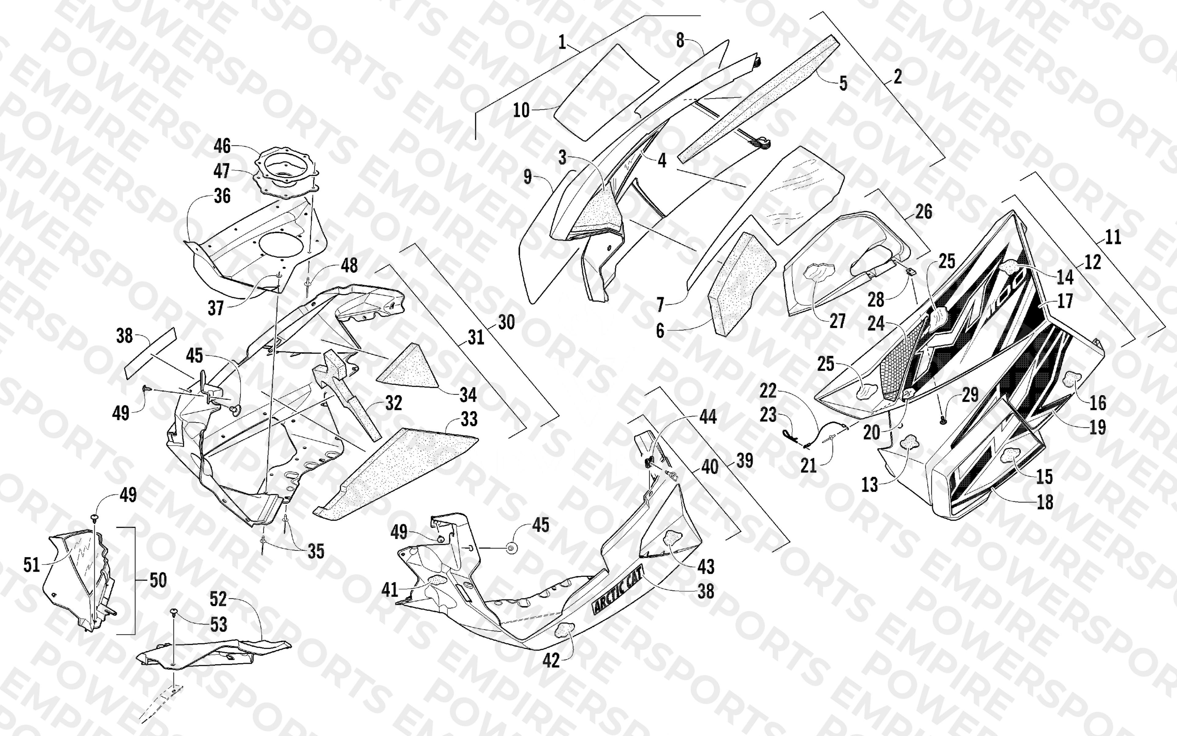 SKID PLATE AND SIDE PANEL ASSEMBLY