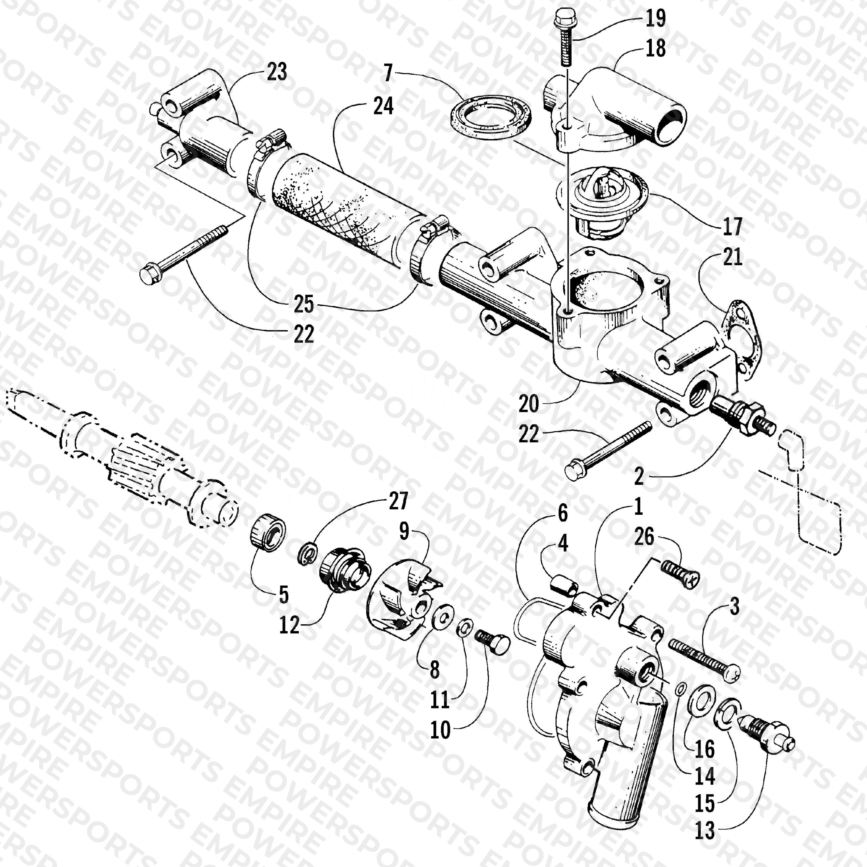 WATER PUMP/MANIFOLD