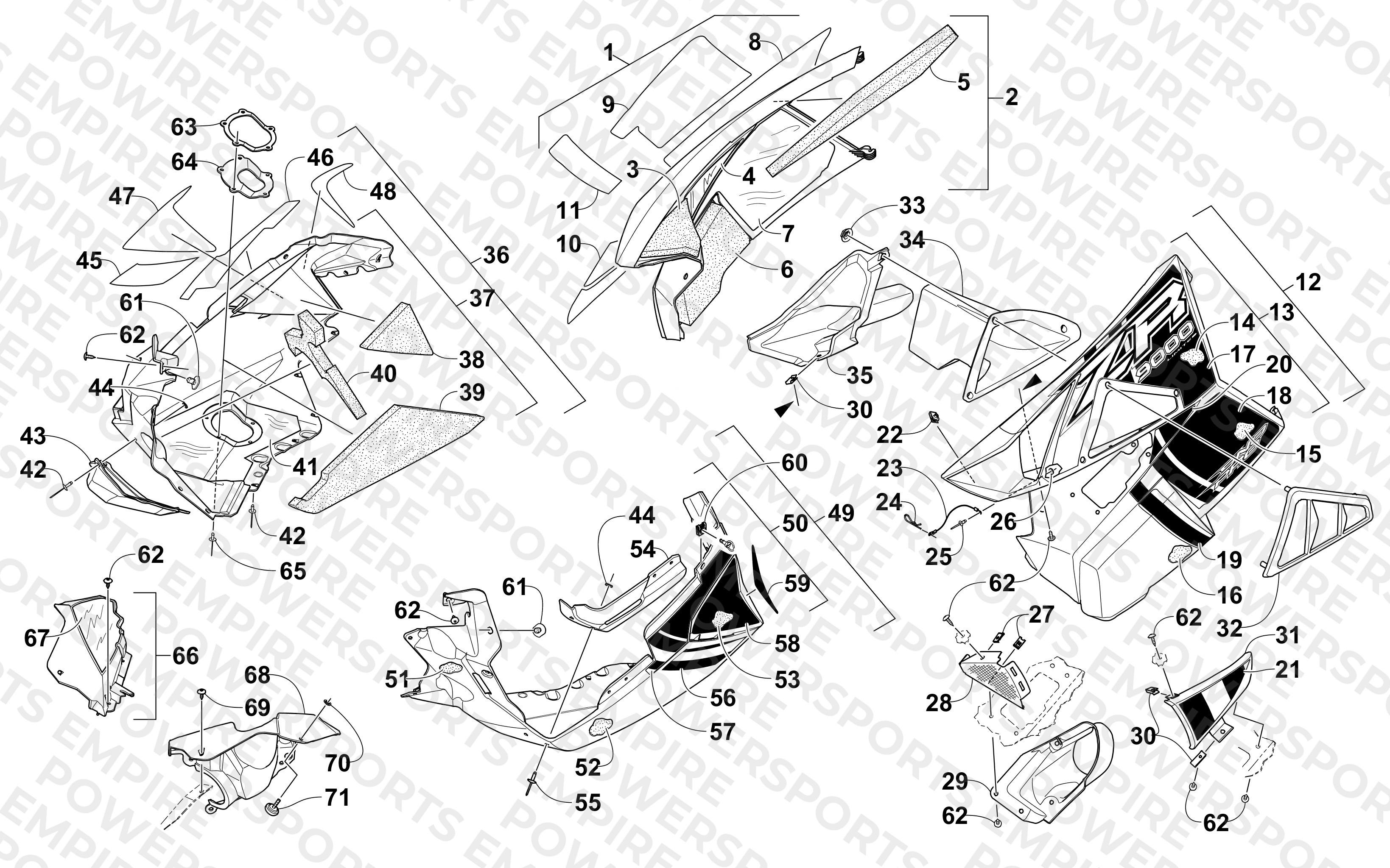 SKID PLATE AND SIDE PANEL ASSEMBLY