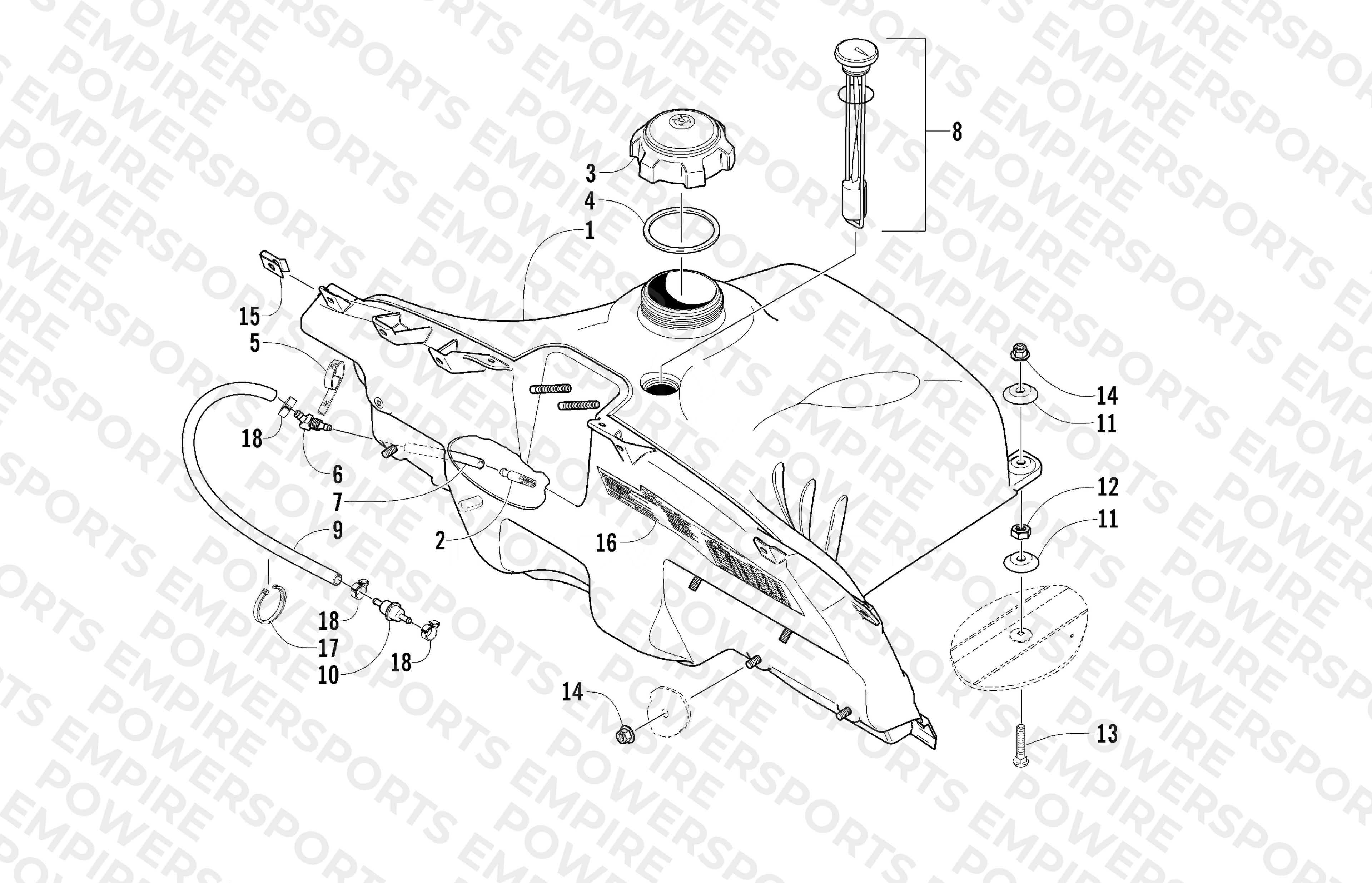 GAS TANK ASSEMBLY
