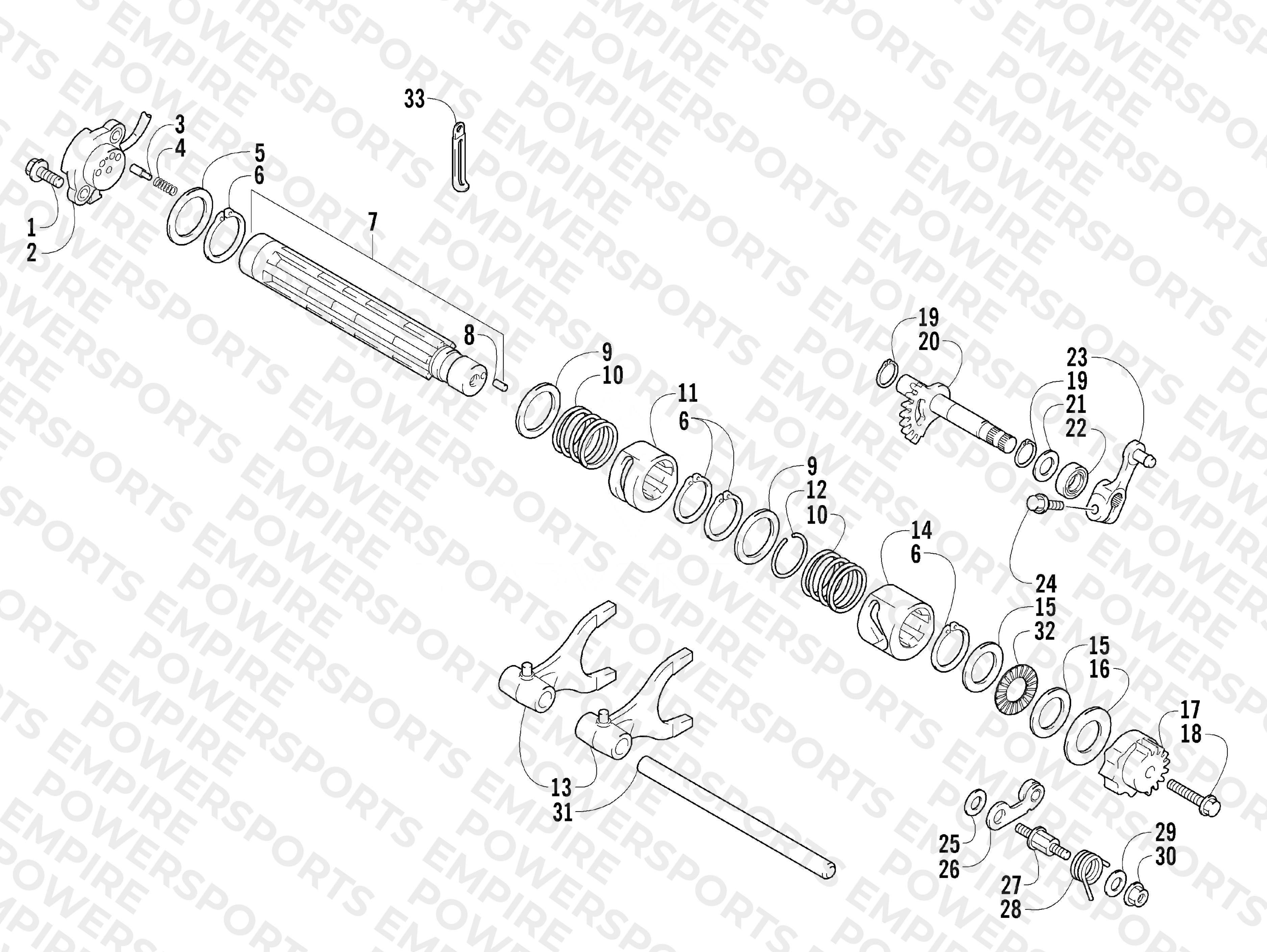 GEAR SHIFTING ASSEMBLY