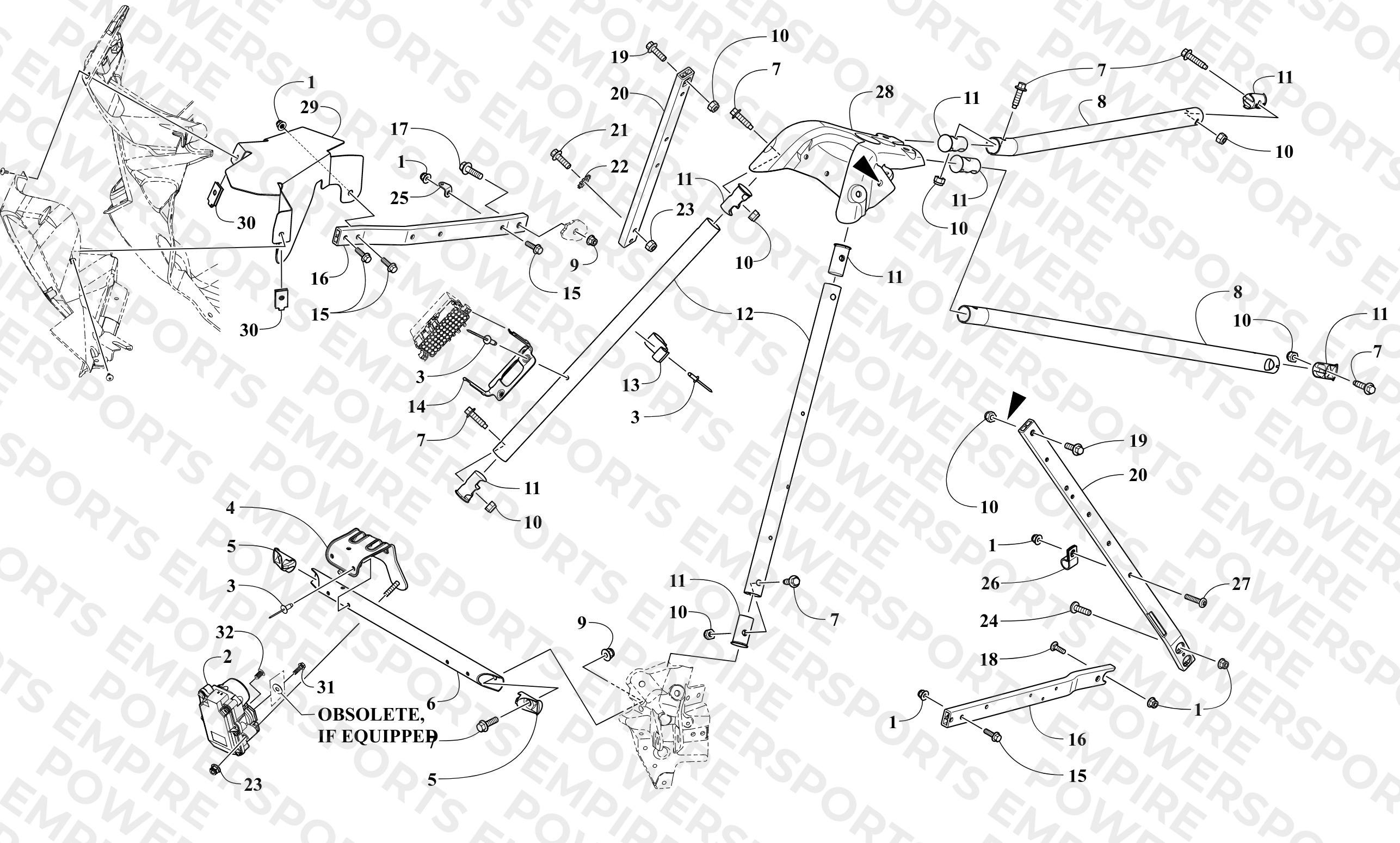 STEERING SUPPORT ASSEMBLY