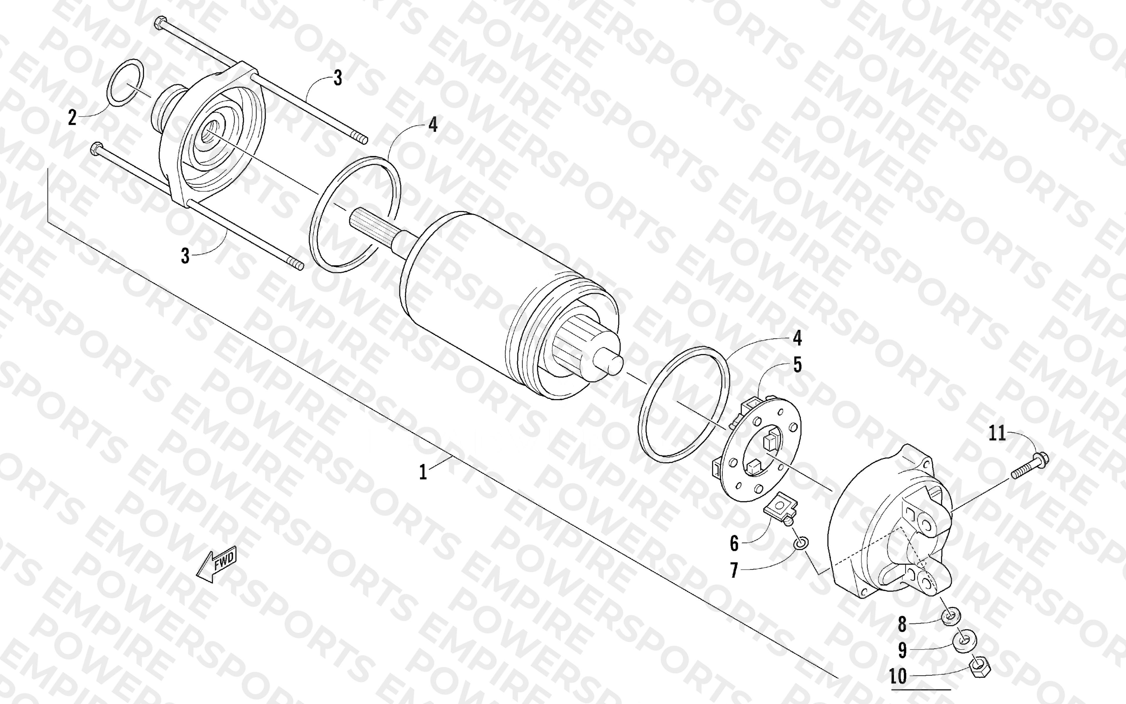 STARTER MOTOR ASSEMBLY
