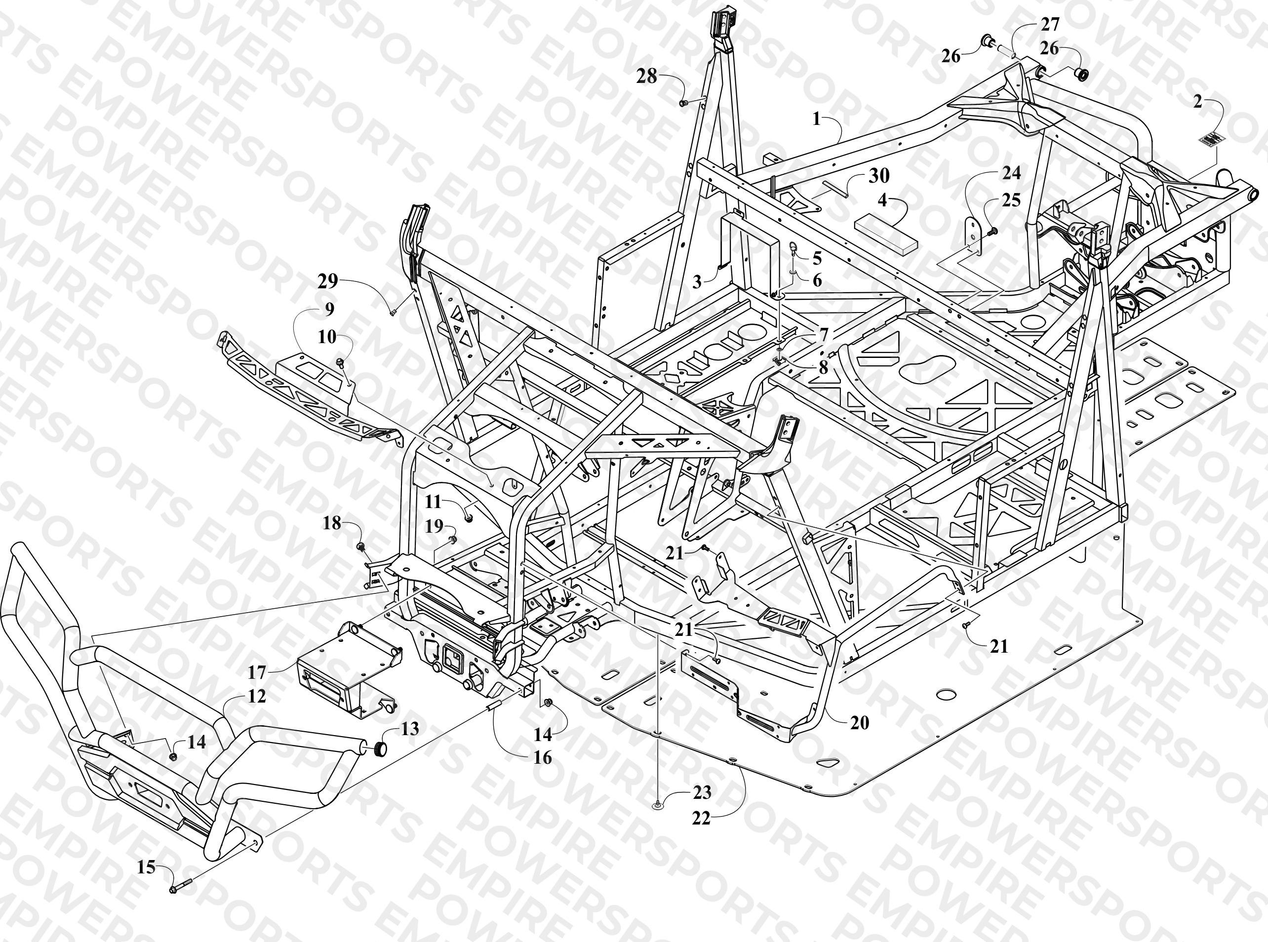 FRAME AND RELATED PARTS