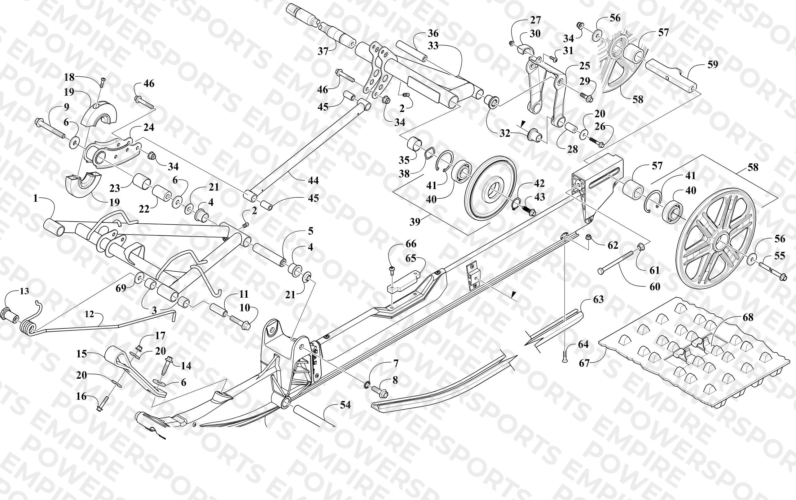 RAIL AND ARM ASSEMBLY