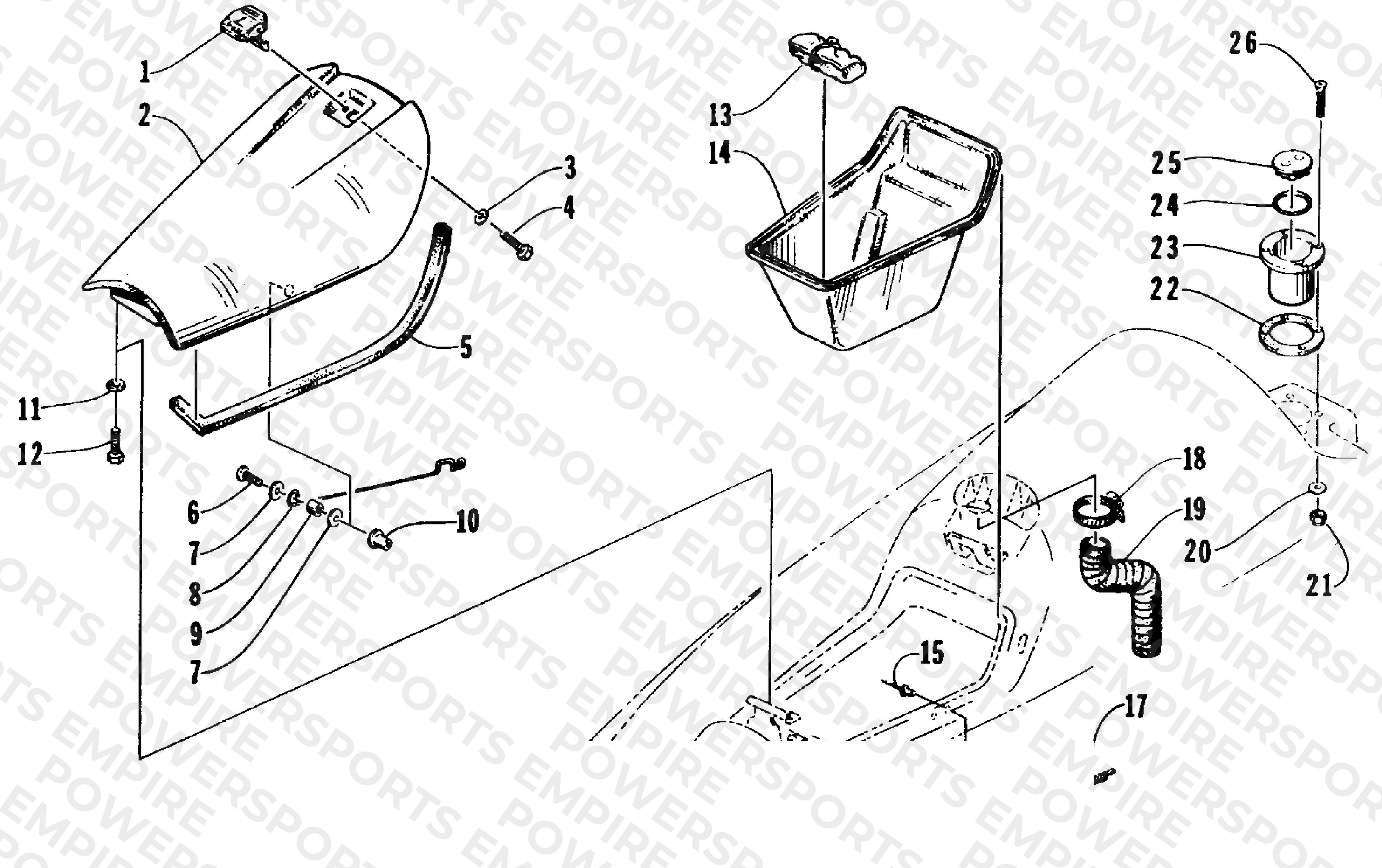 HATCH COVER AND STORAGE TRAY