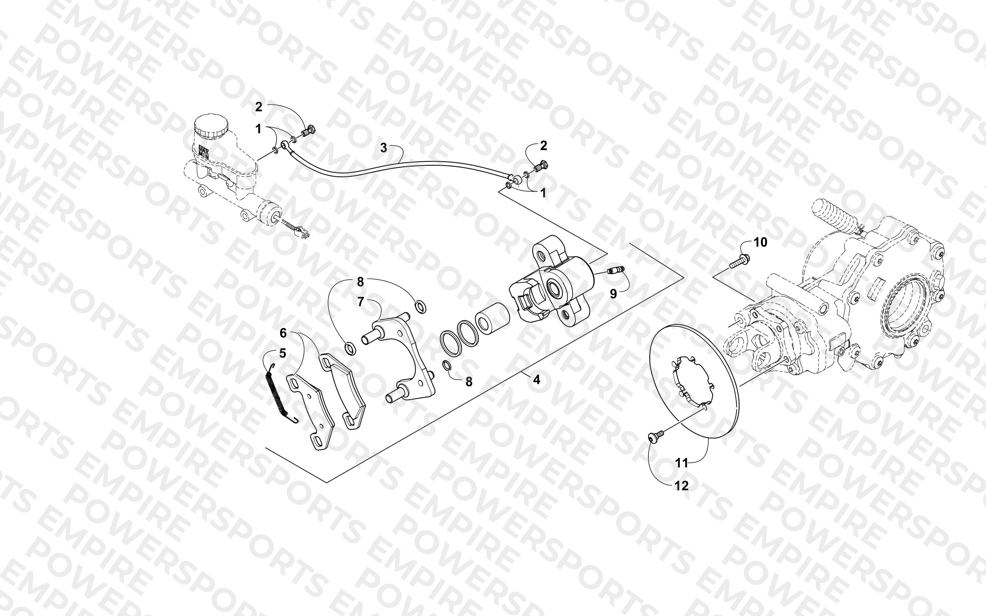 REAR BRAKE ASSEMBLY