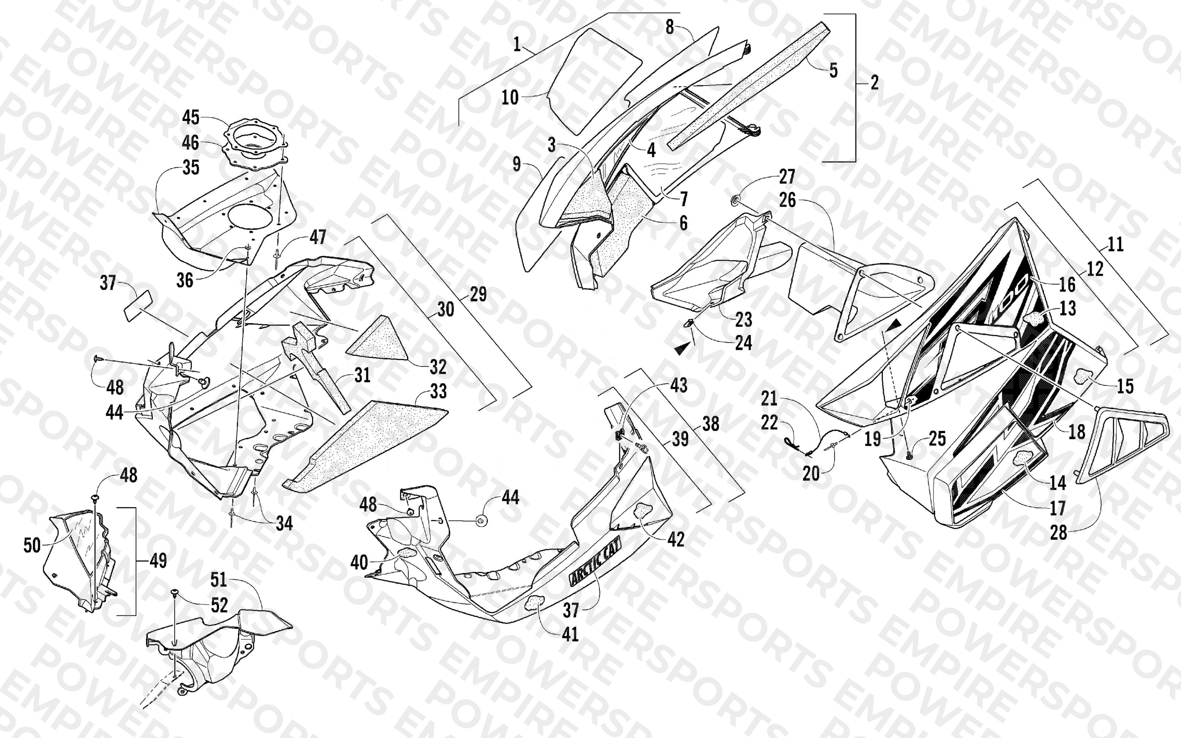 SKID PLATE AND SIDE PANEL ASSEMBLY