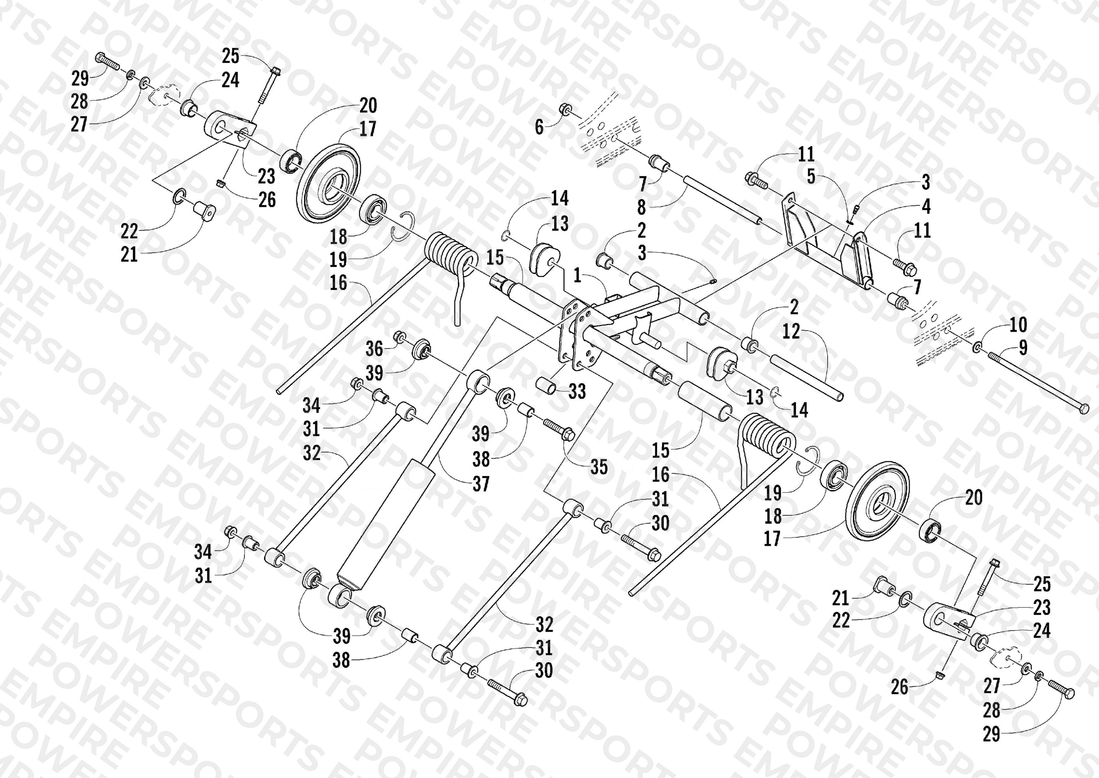 REAR SUSPENSION REAR ARM ASSEMBLY