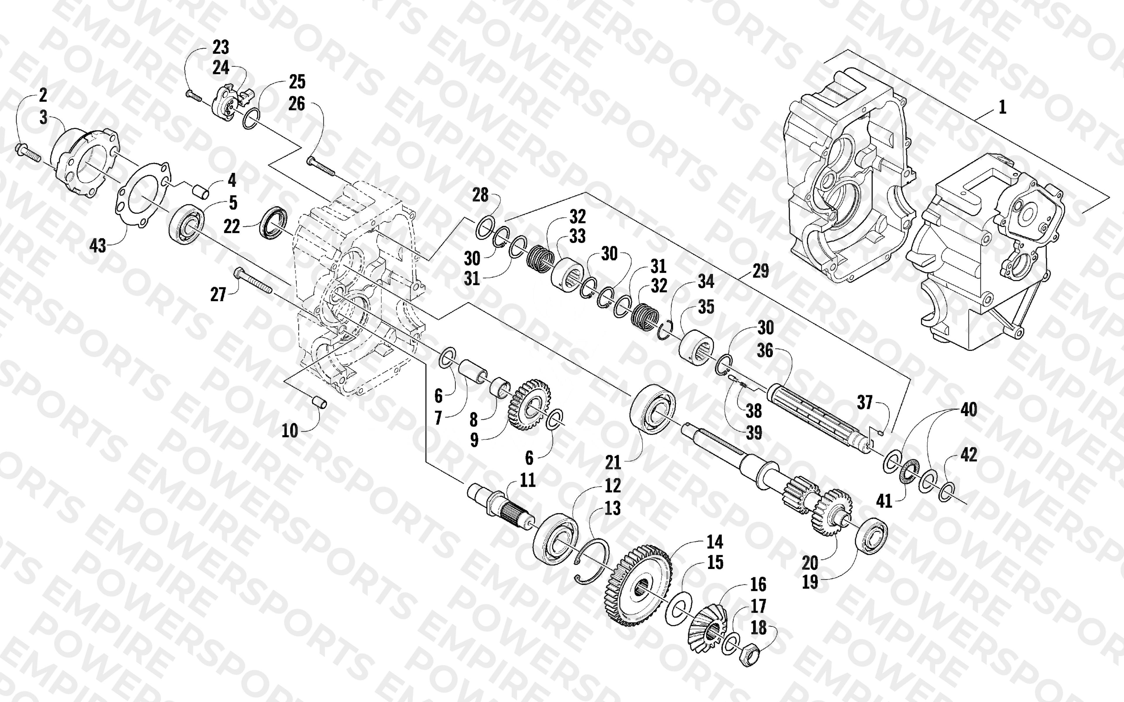 TRANSMISSION RIGHT-SIDE ASSEMBLY