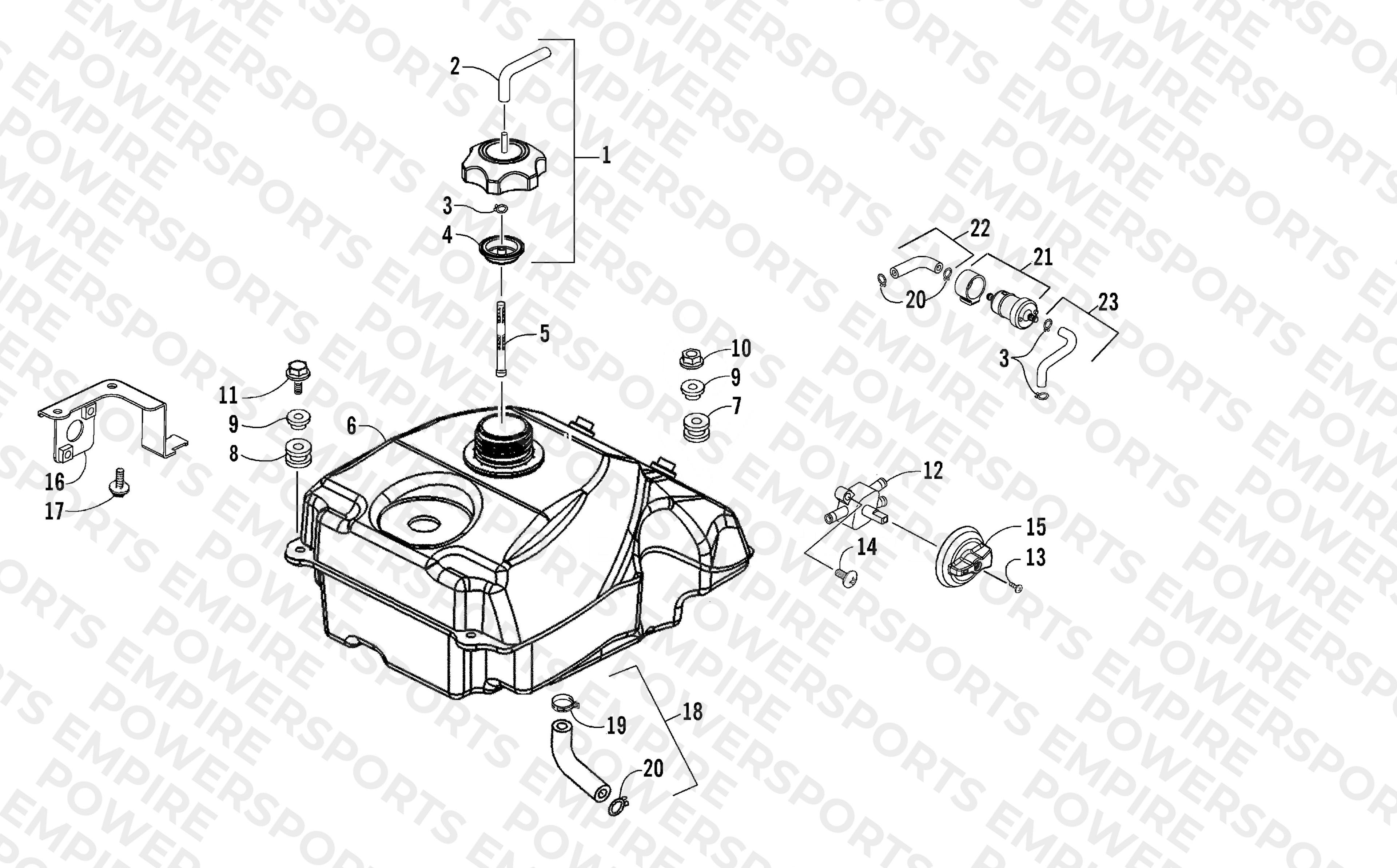 GAS TANK ASSEMBLY